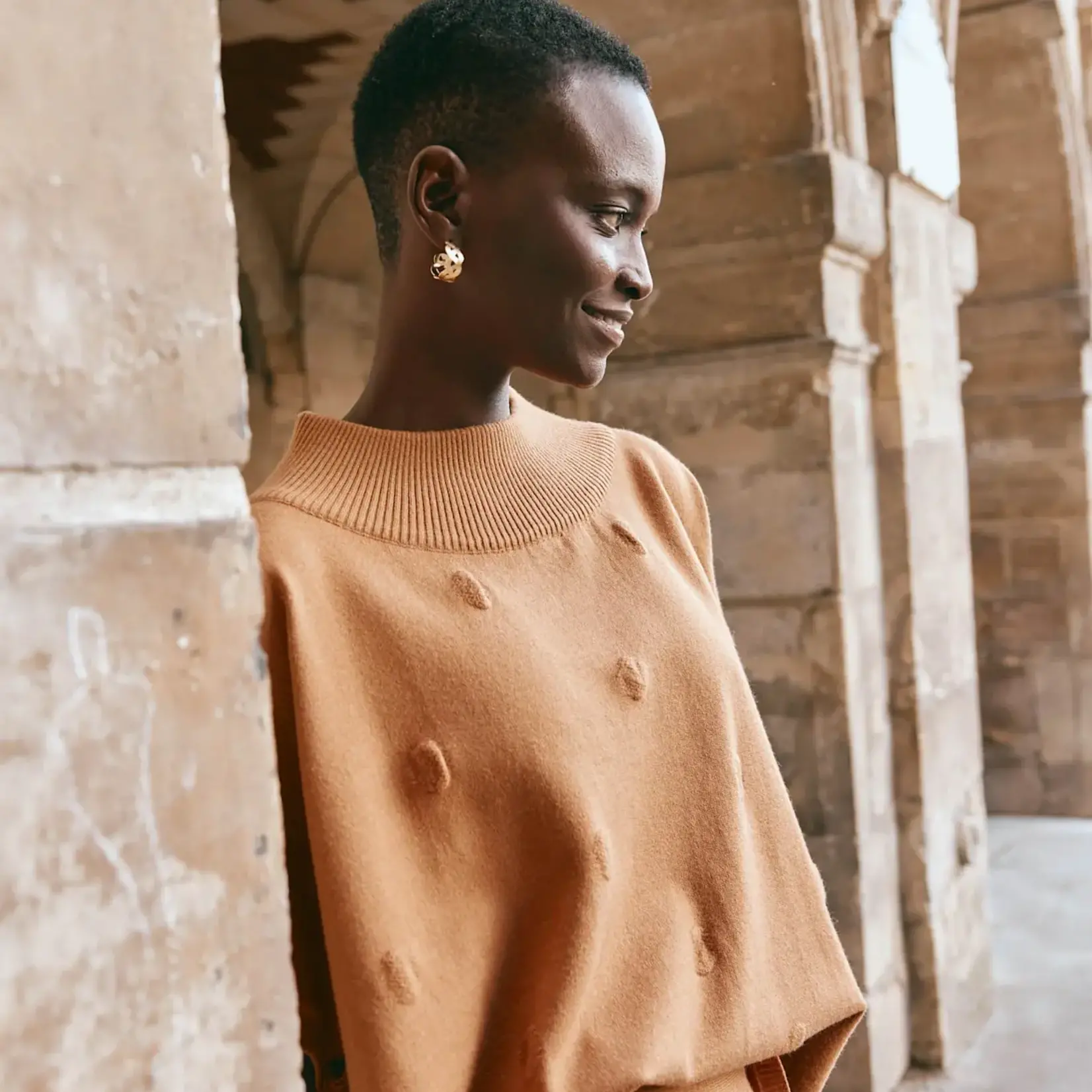EB & Ive Masa Knit Poncho