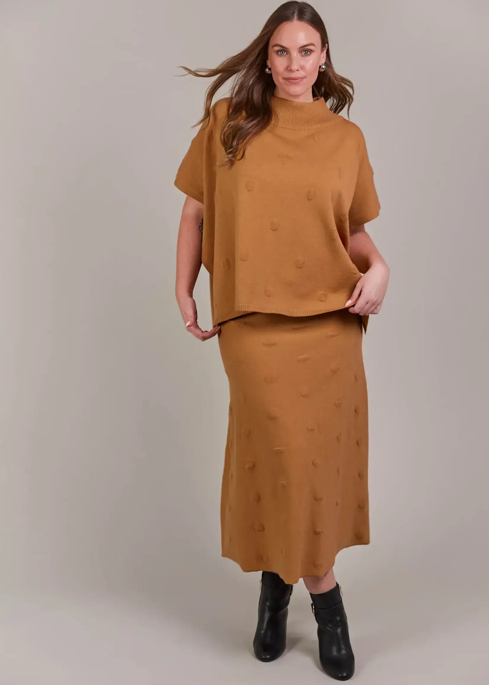 EB & Ive Masa Knit Poncho