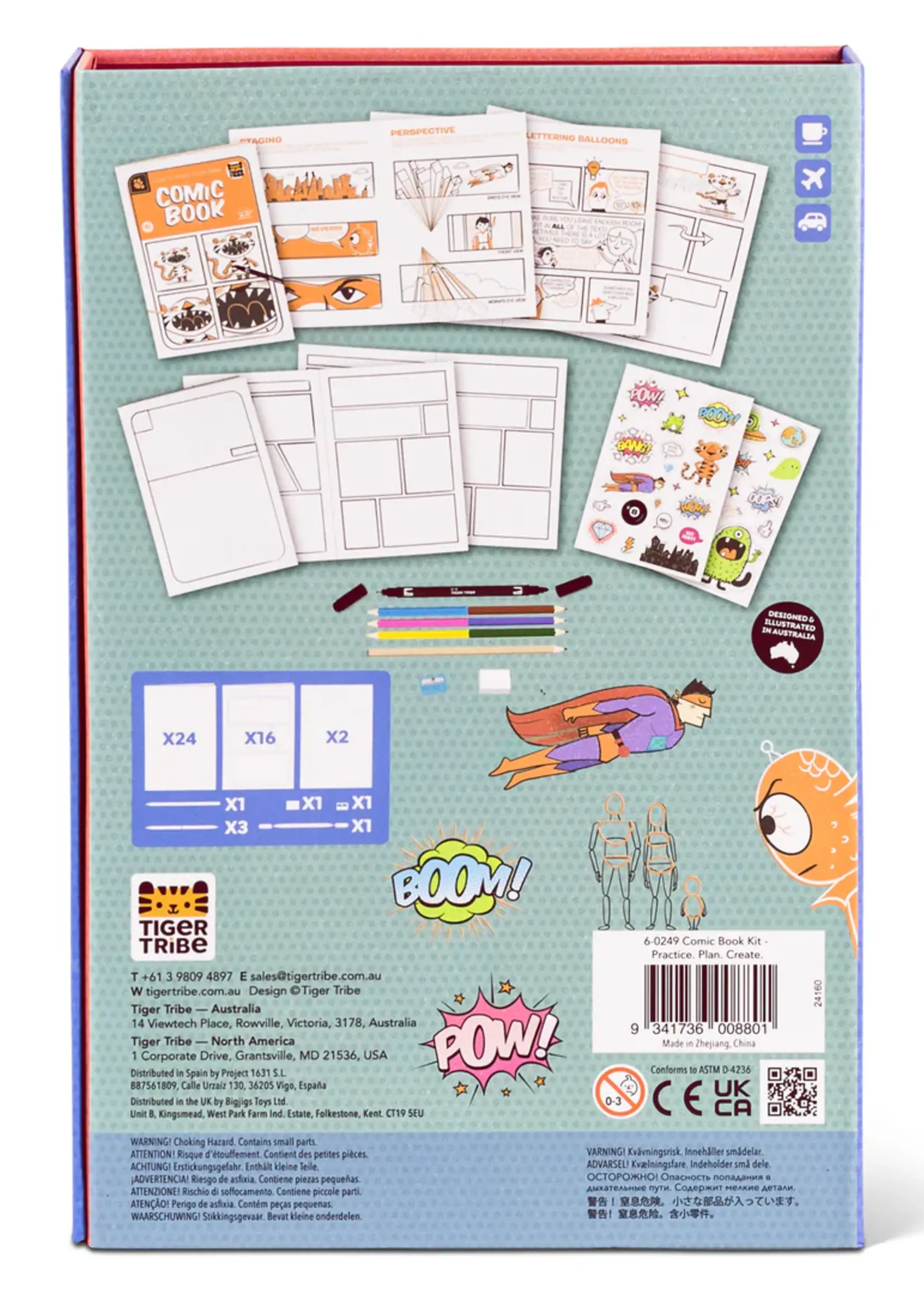 Tiger Tribe Comic Book Kit