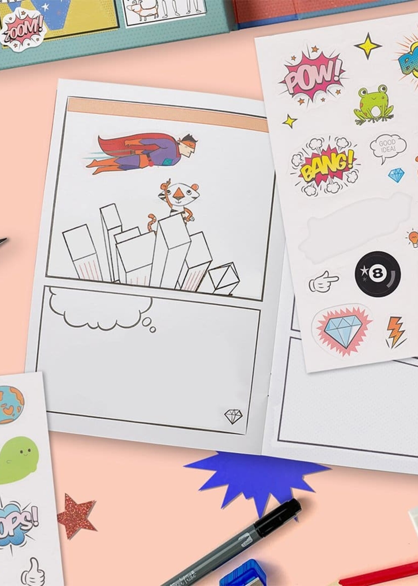 Tiger Tribe Comic Book Kit