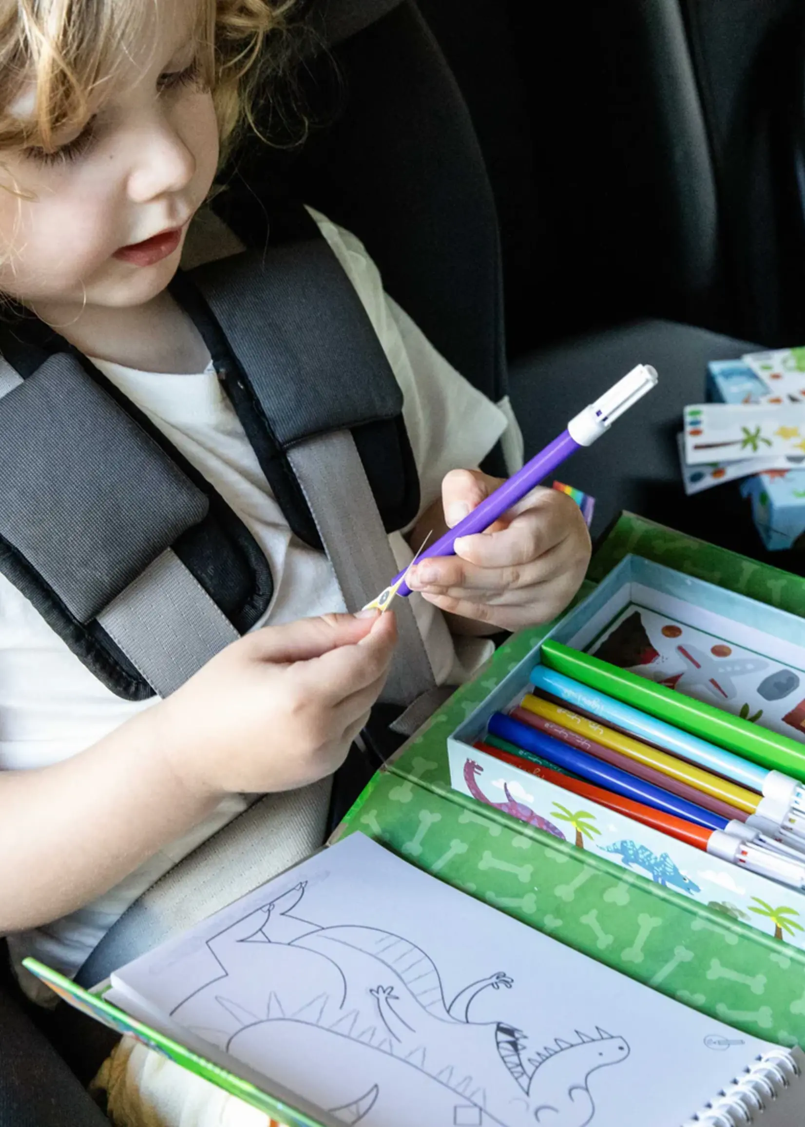 Tiger Tribe Colouring Set Dinosaurs