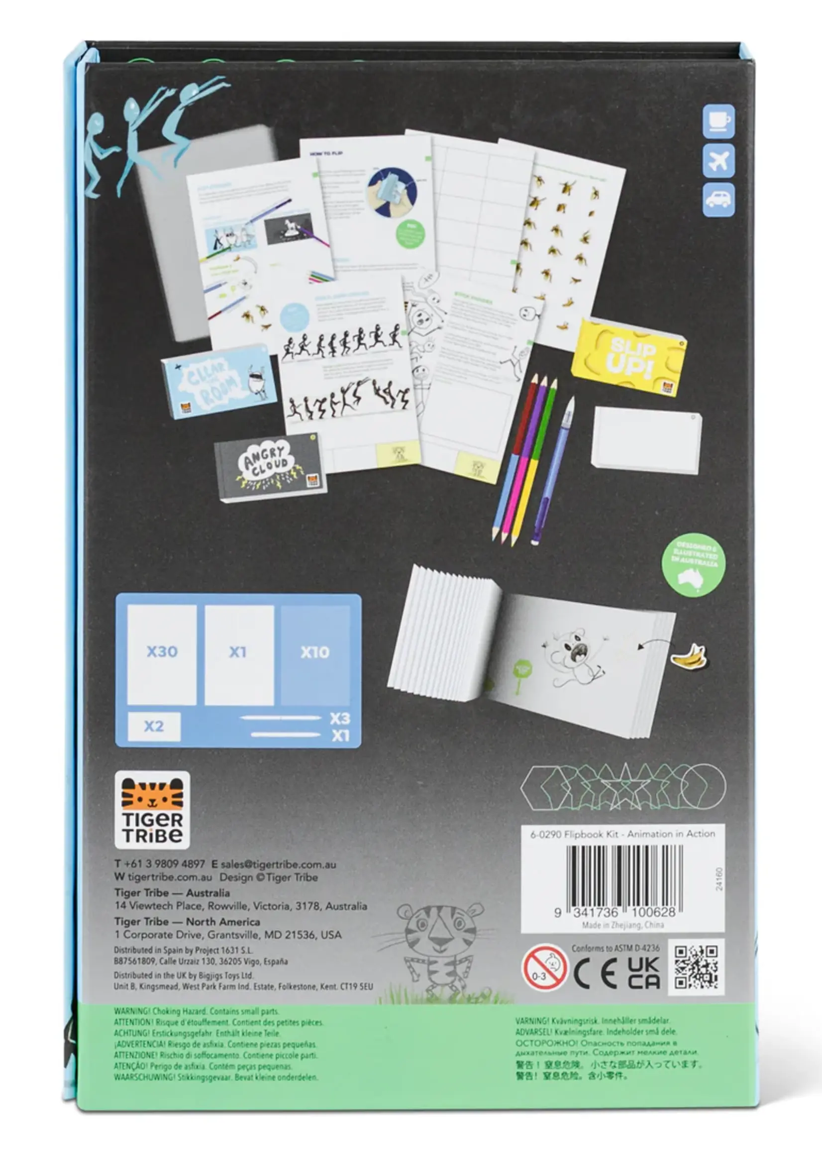 Tiger Tribe Flip Book Kit