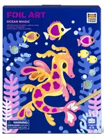 Tiger Tribe Foil Art Ocean