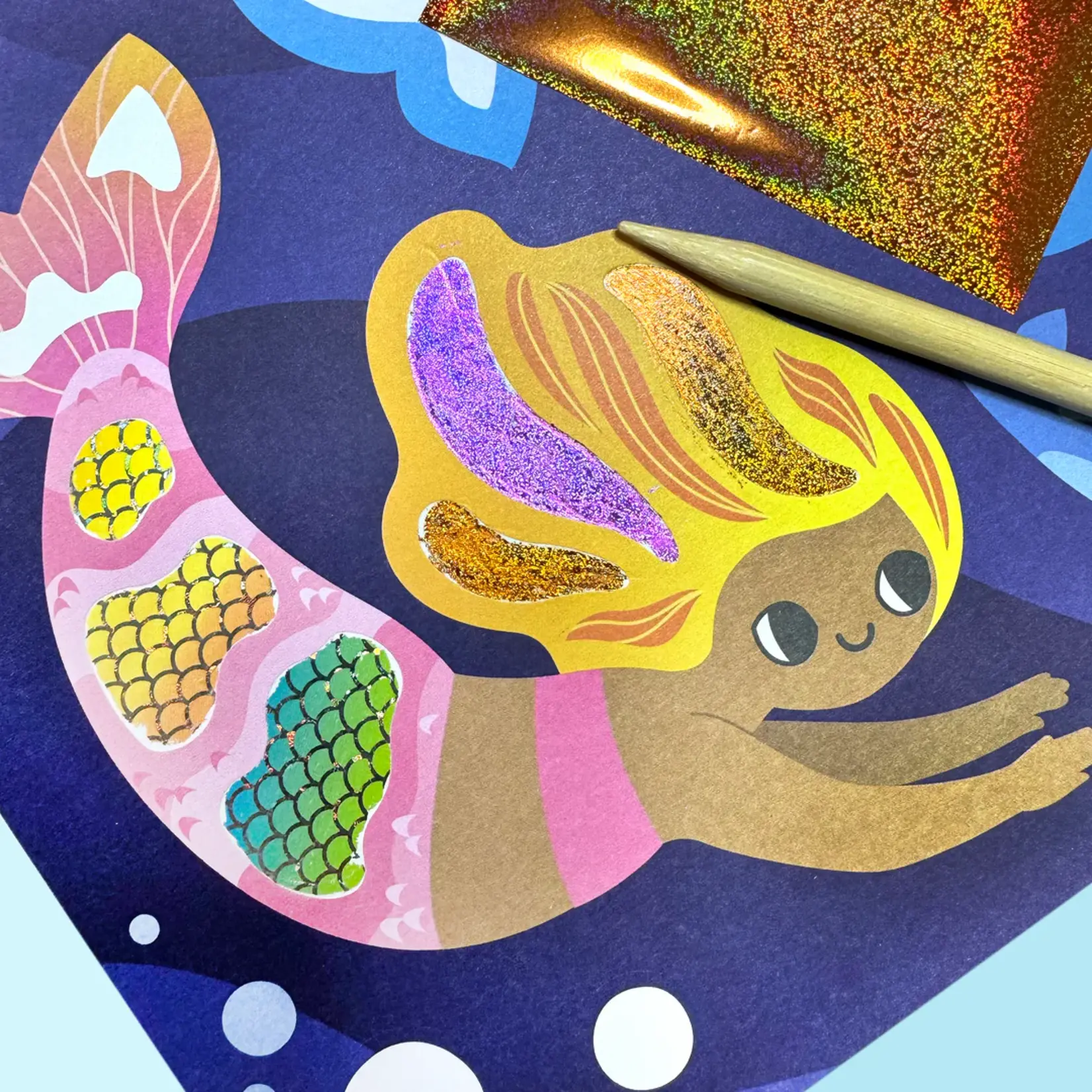 Tiger Tribe Foil Art Ocean