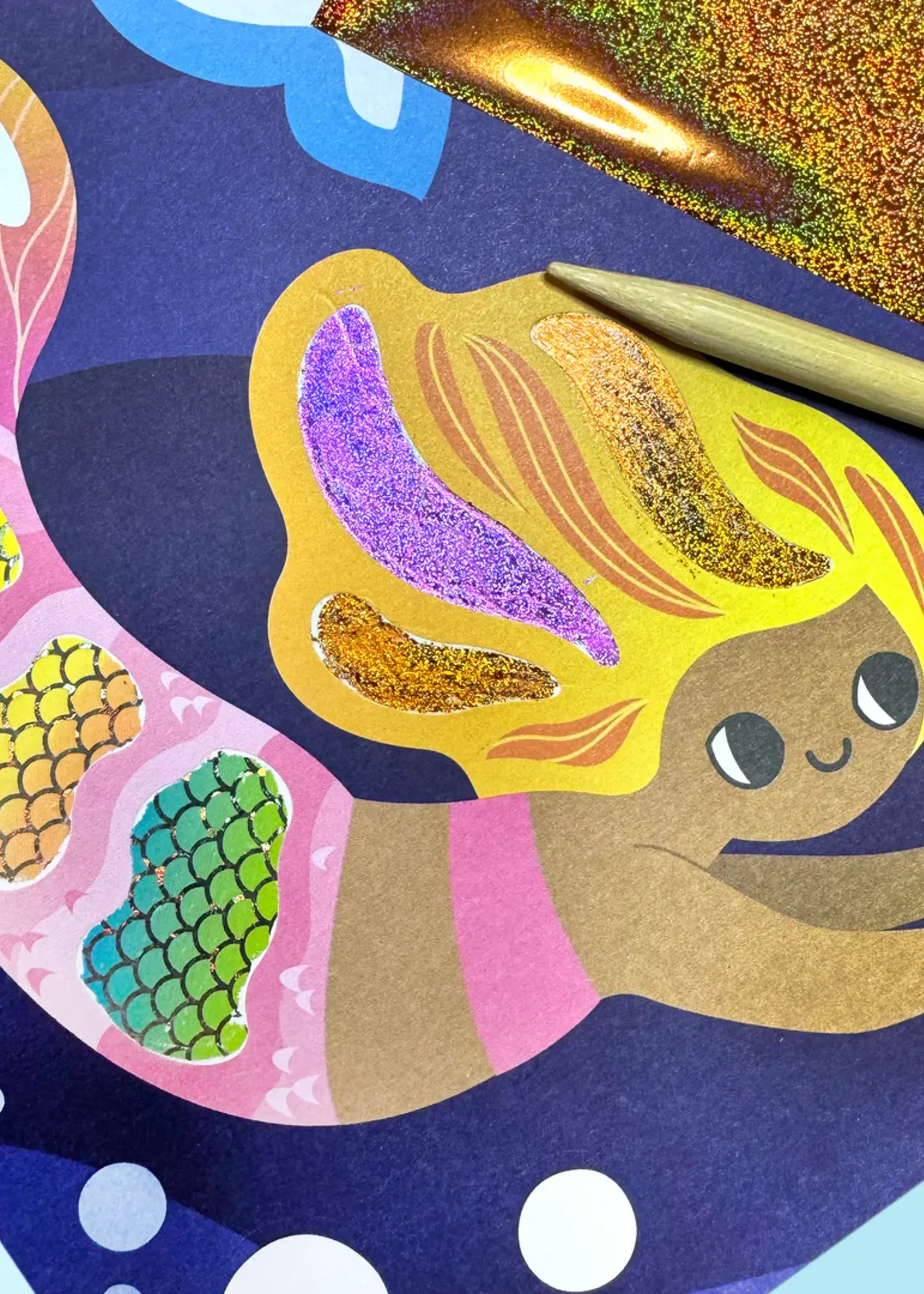 Tiger Tribe Foil Art Ocean