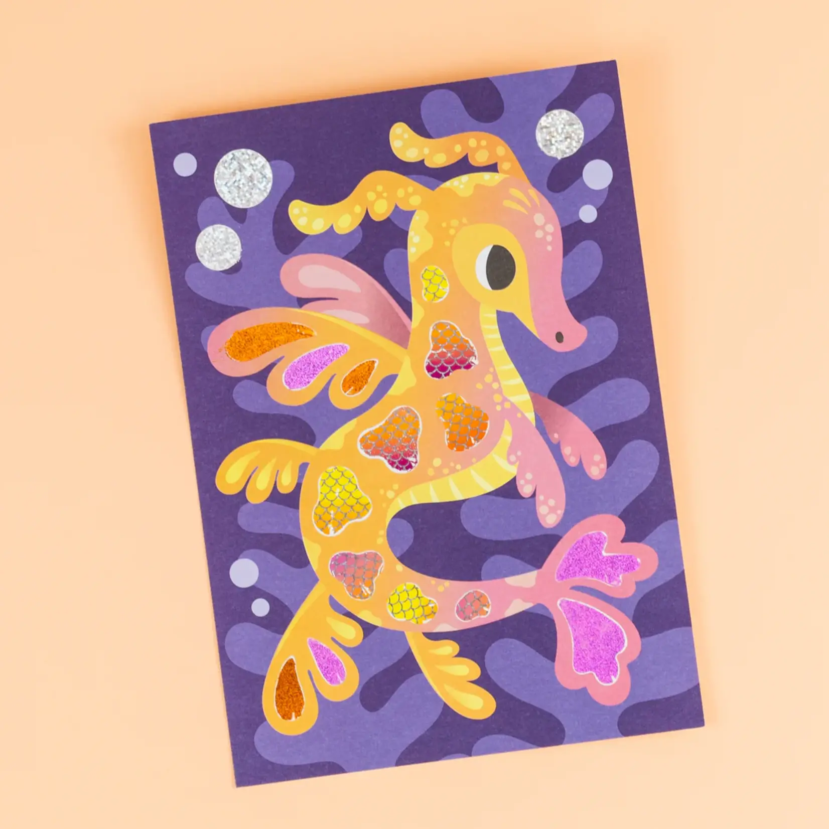 Tiger Tribe Foil Art Ocean