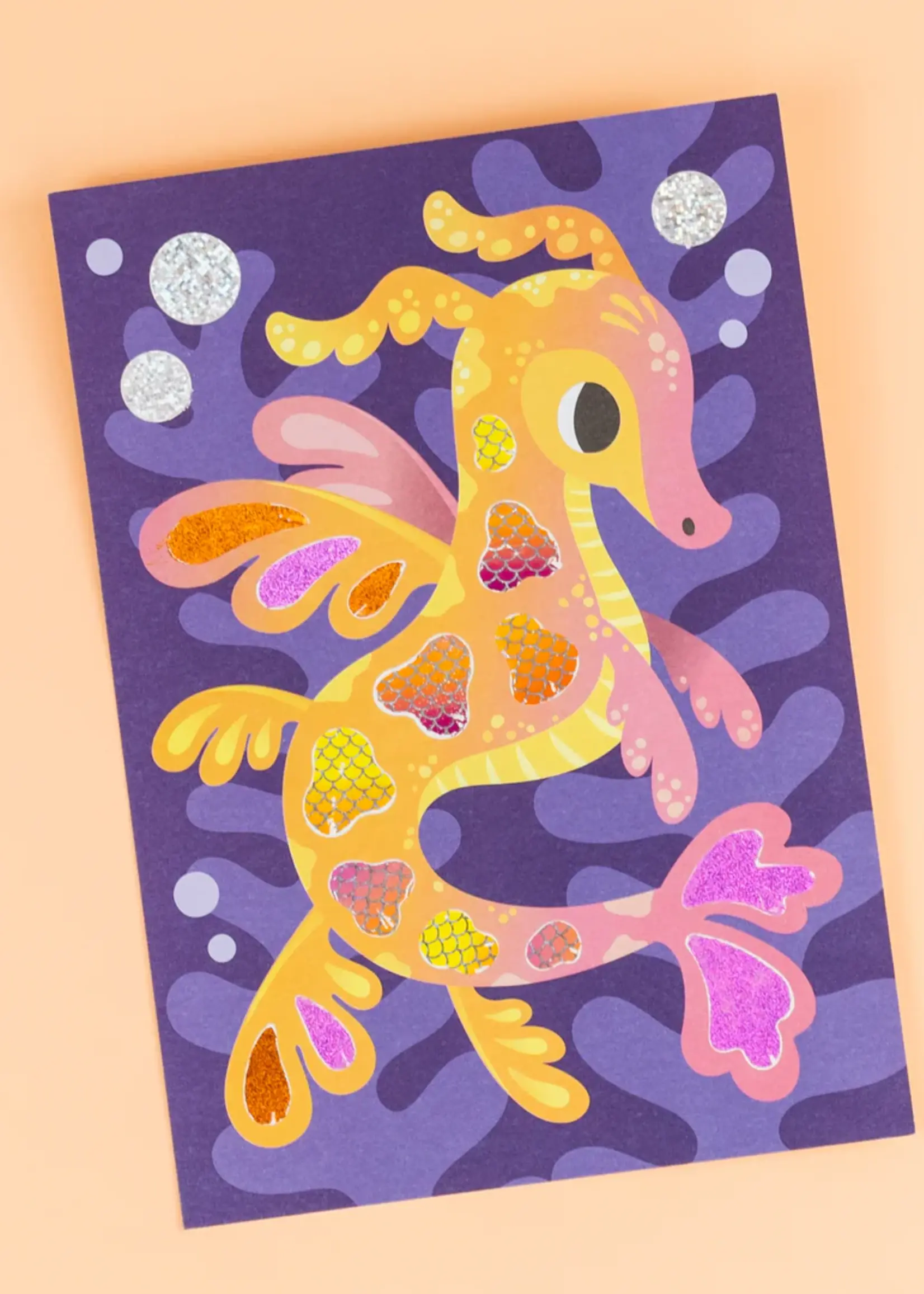 Tiger Tribe Foil Art Ocean