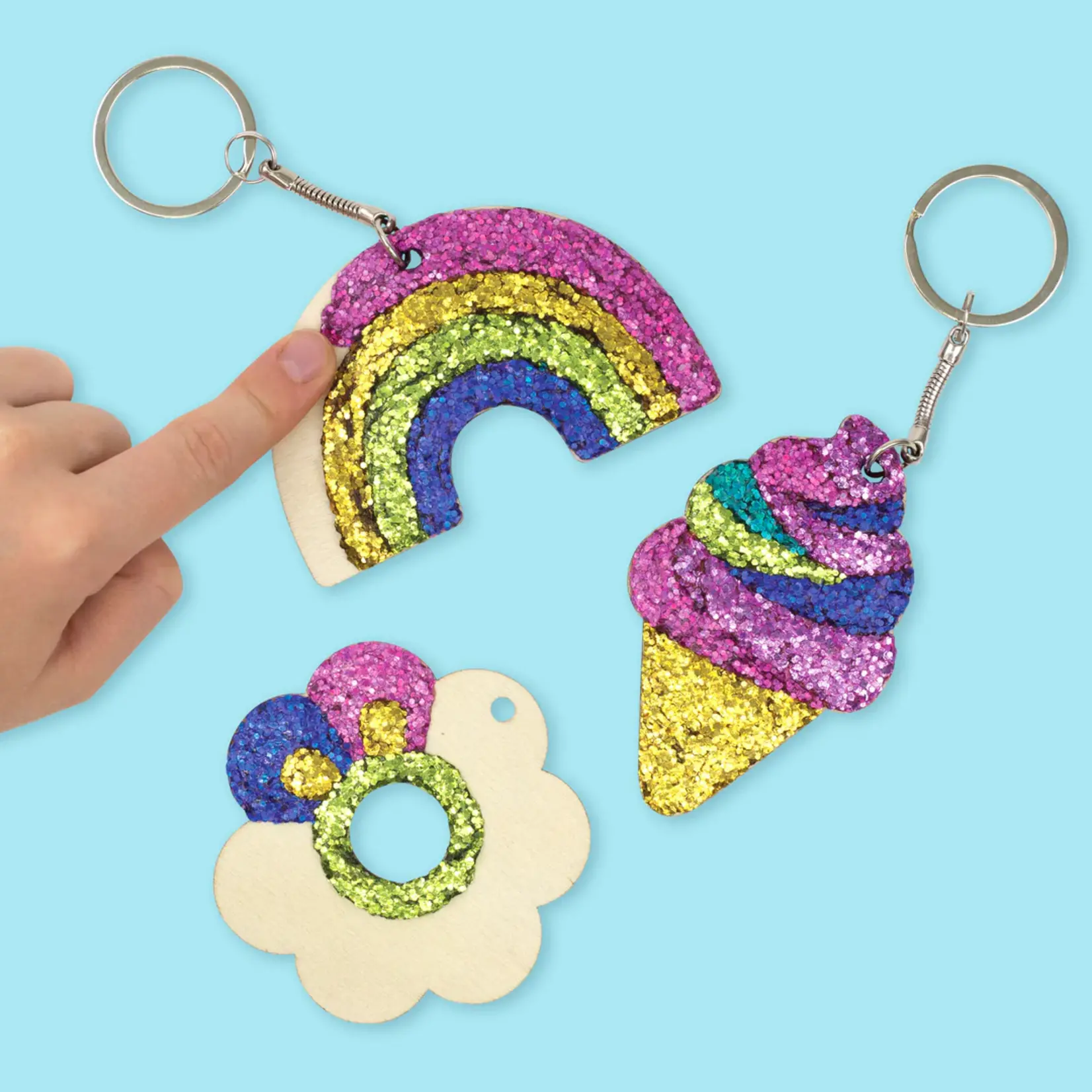 Glitter Bag Charms Glitter Pop