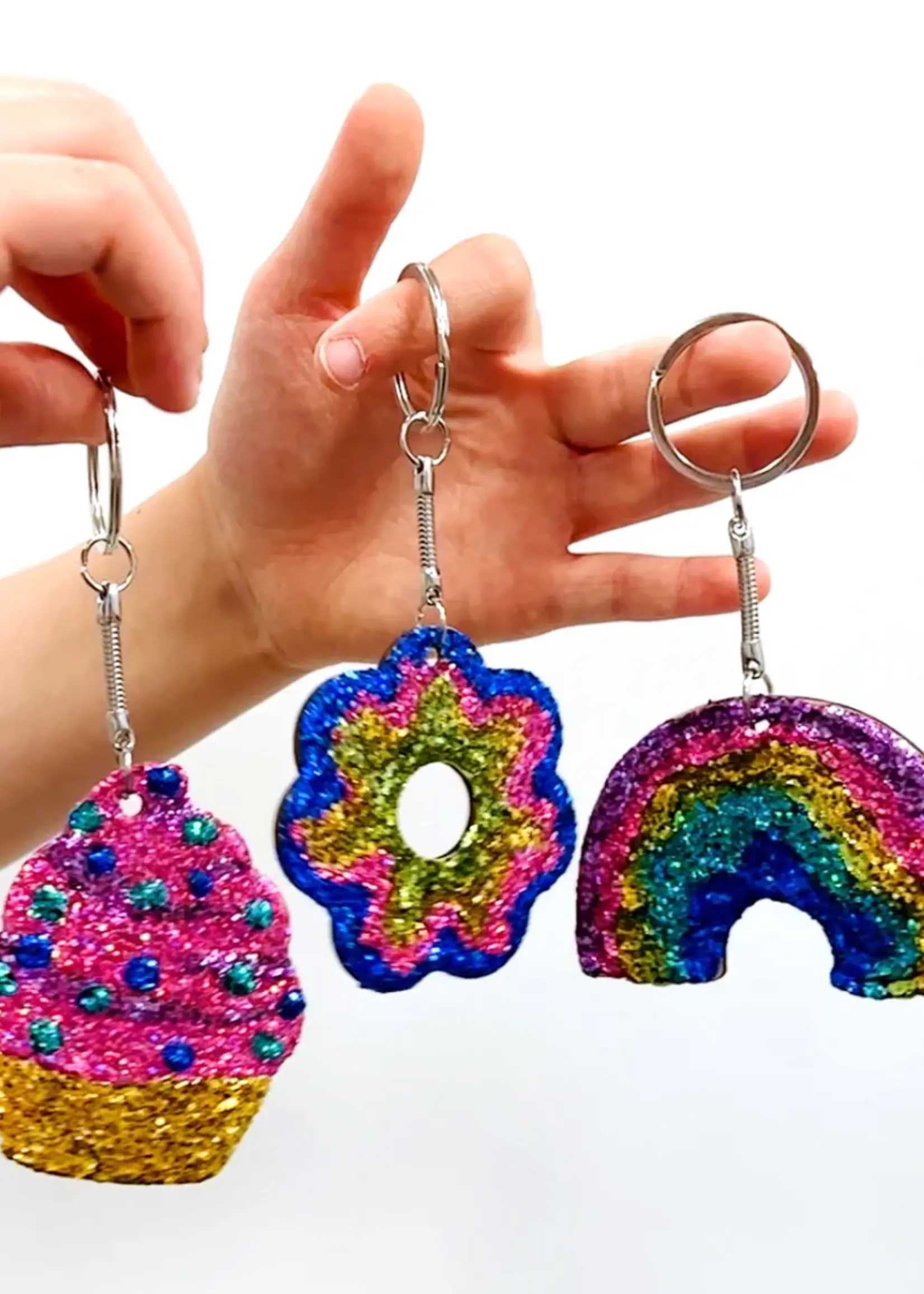 Tiger Tribe Glitter Bag Charms Glitter Pop