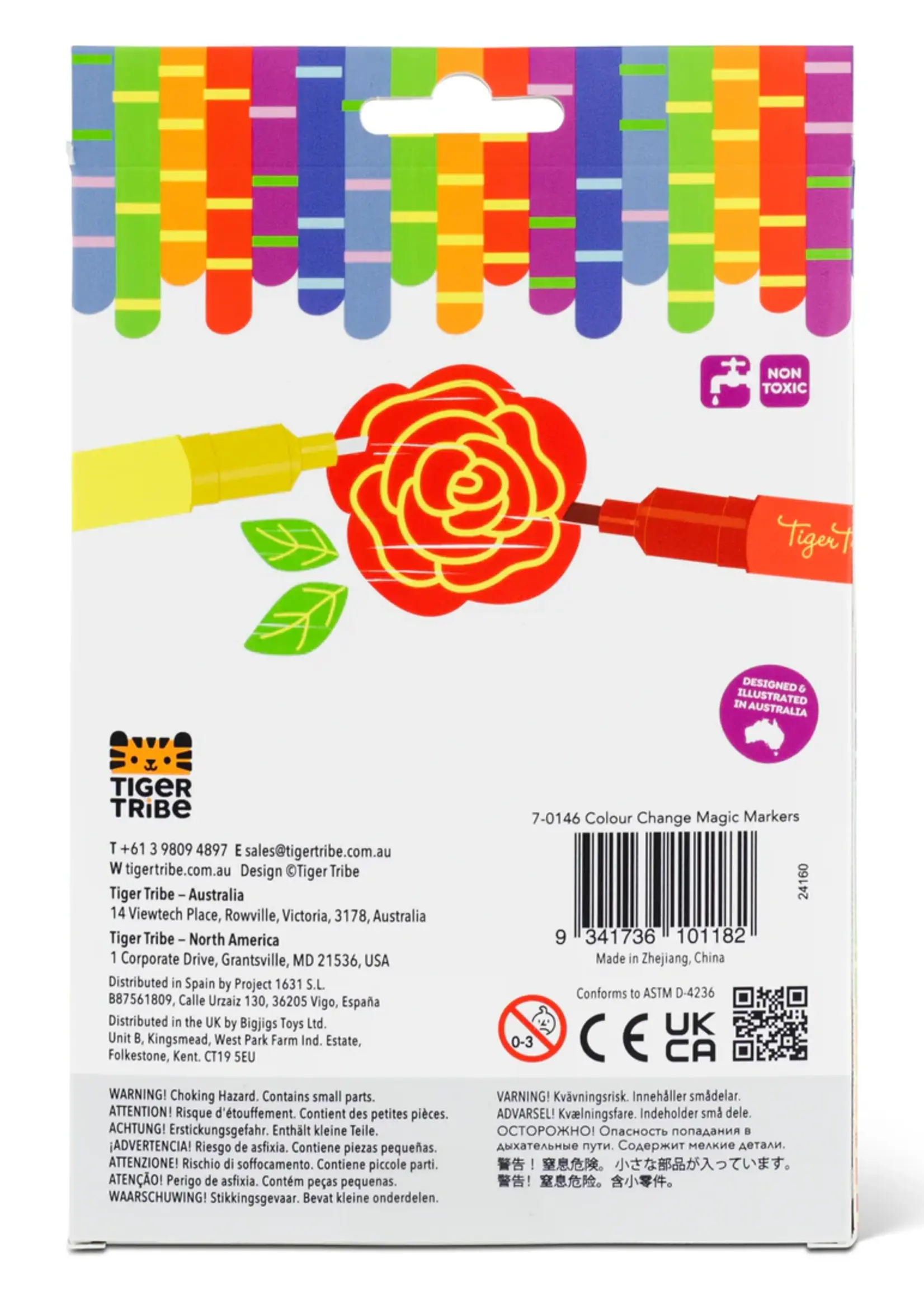 Tiger Tribe Colour Change Magic Markers