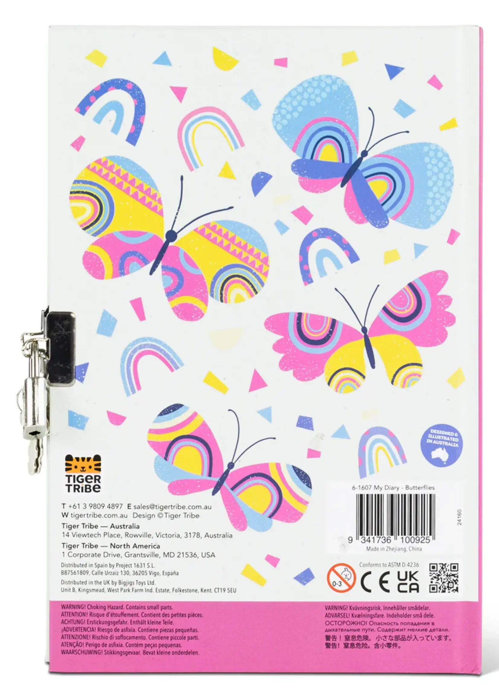 Tiger Tribe My Diary Butterflies