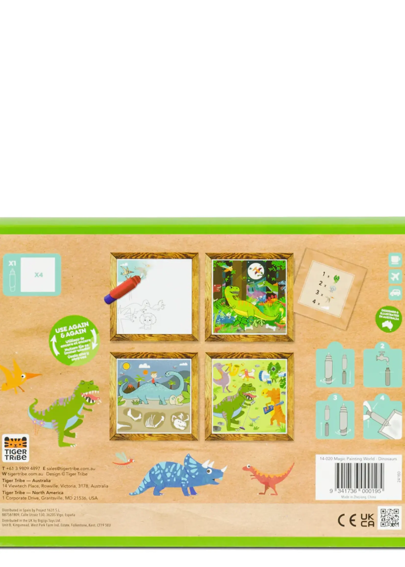 Tiger Tribe Magical Water Painting Dino World