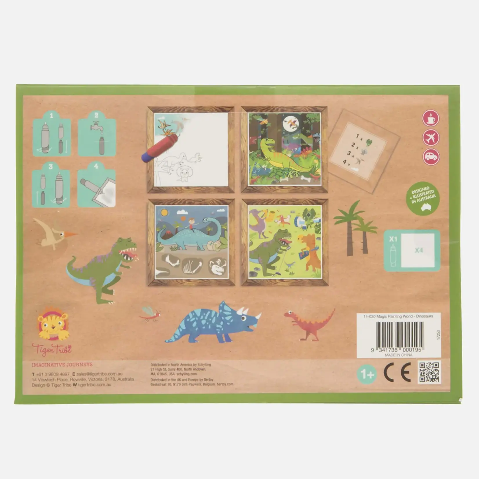 Tiger Tribe Magical Water Painting Dino World