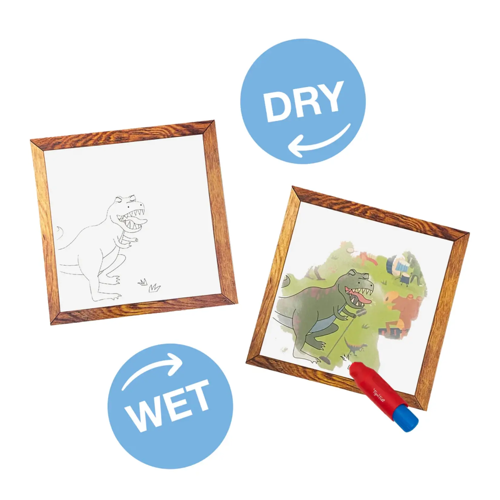 Tiger Tribe Magical Water Painting Dino World