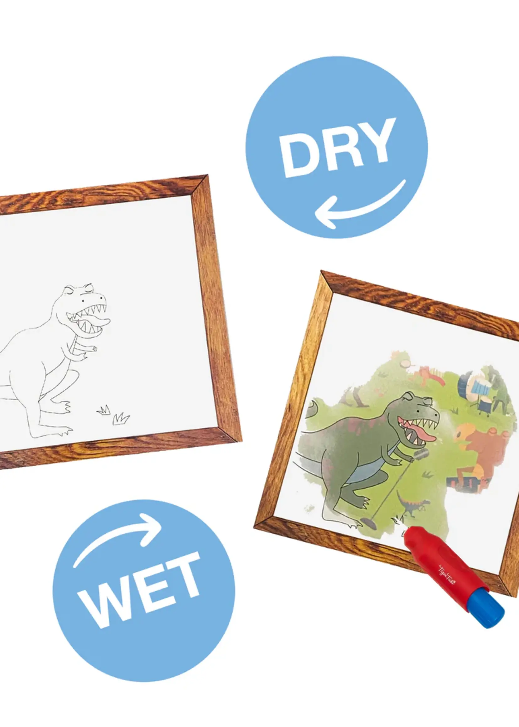 Tiger Tribe Magical Water Painting Dino World