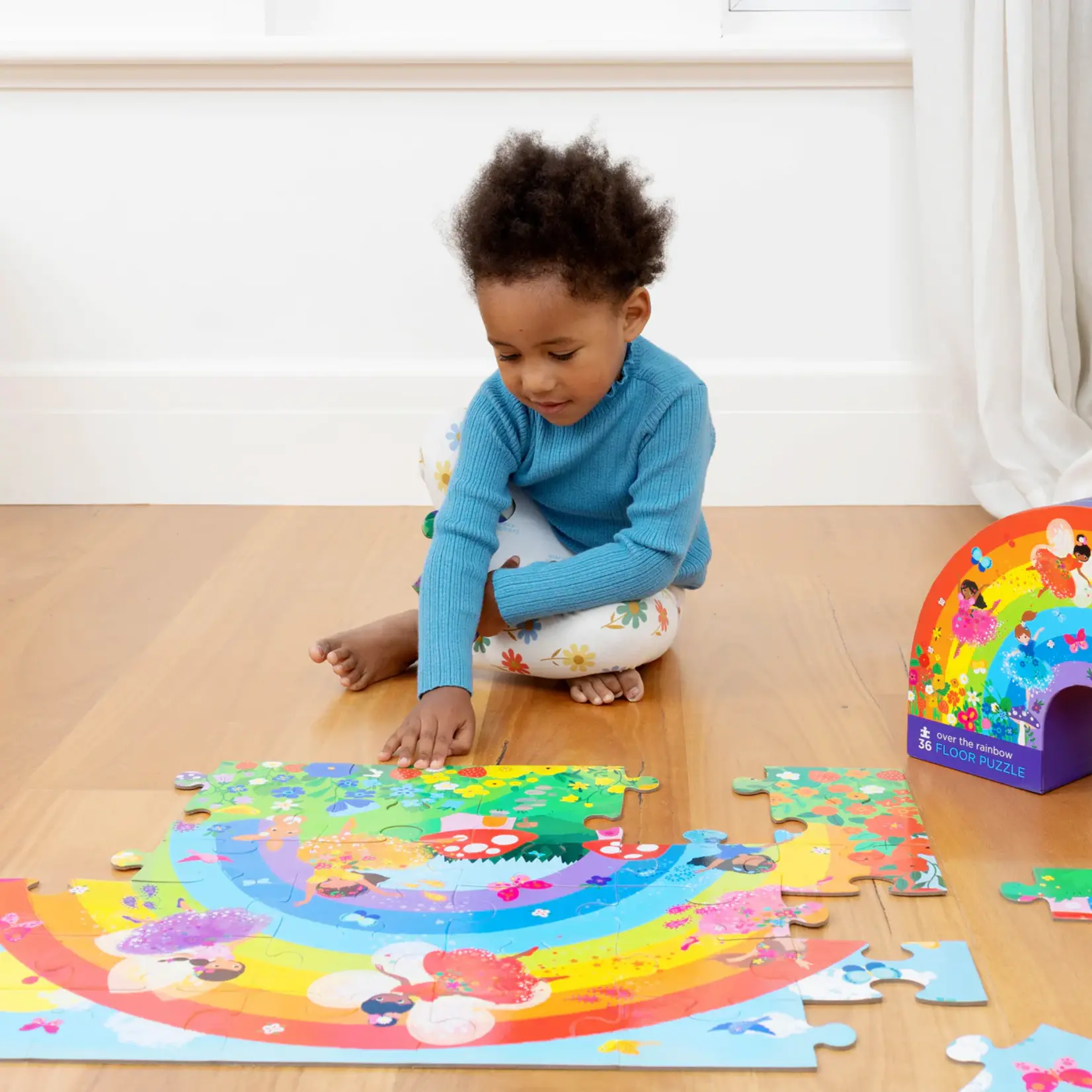 Tiger Tribe Classic Floor Puzzle Rainbow 36pce