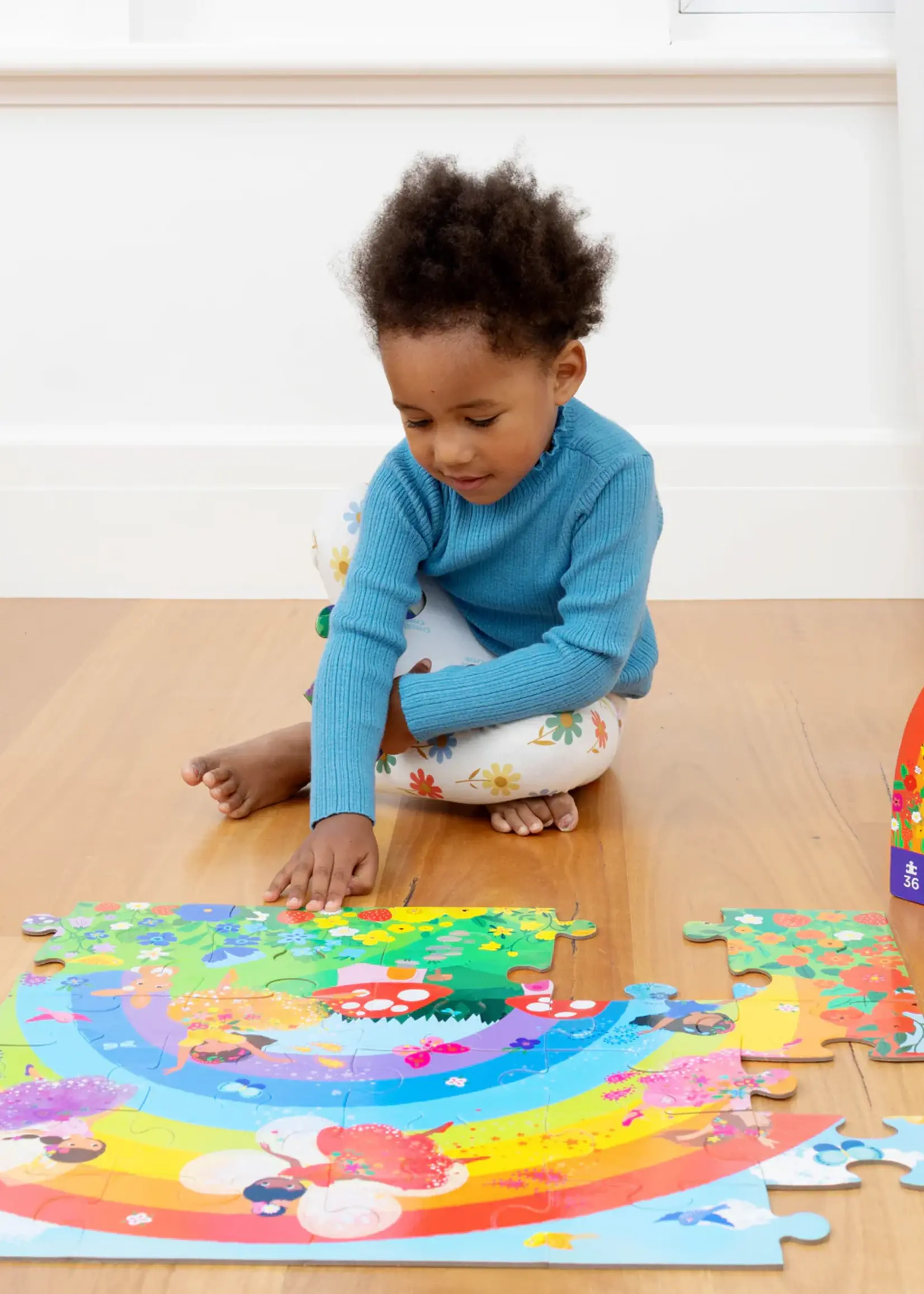 Tiger Tribe Classic Floor Puzzle Rainbow 36pce