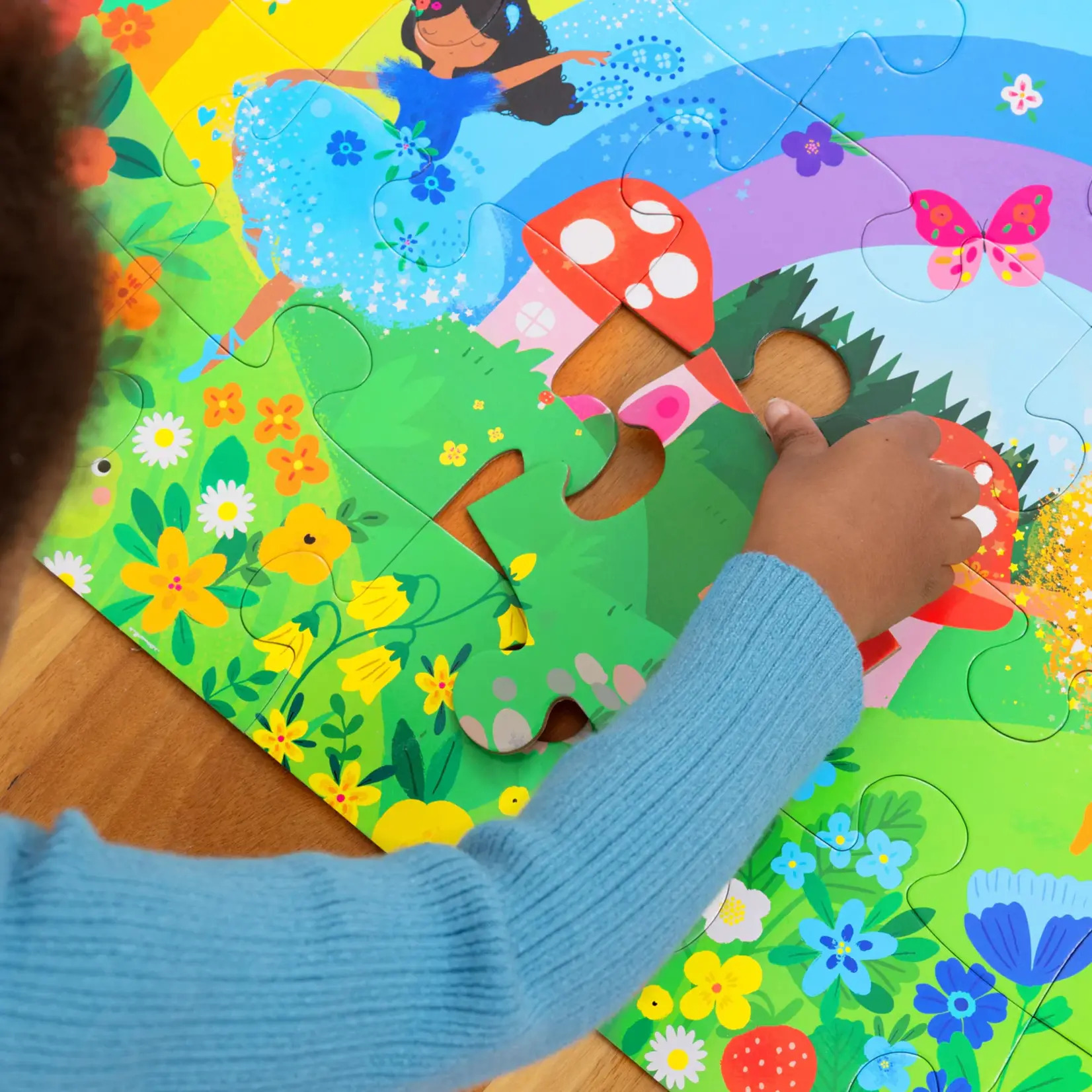 Tiger Tribe Classic Floor Puzzle Rainbow 36pce