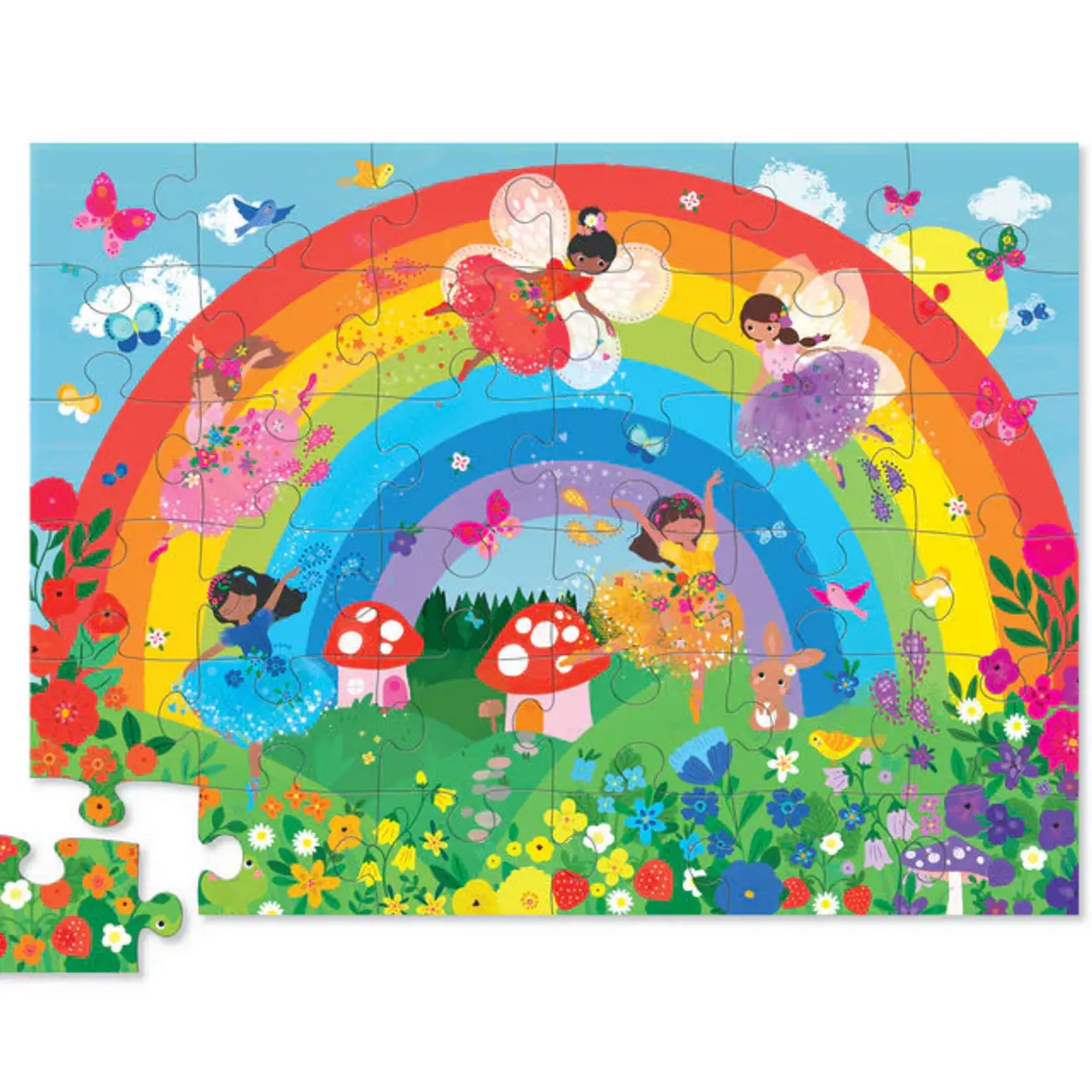 Tiger Tribe Classic Floor Puzzle Rainbow 36pce