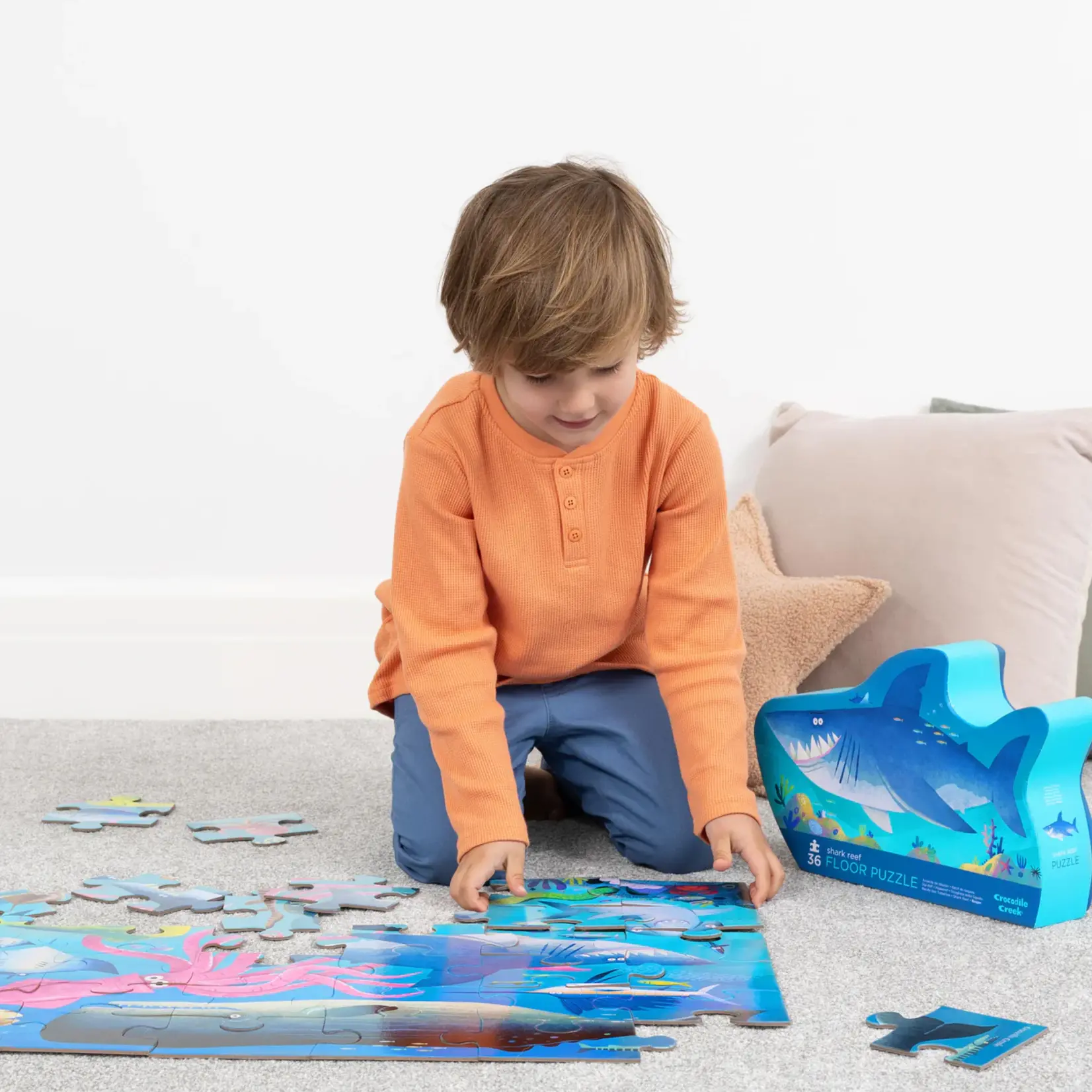 Tiger Tribe Classic Floor Puzzle Shark Reef 36pce