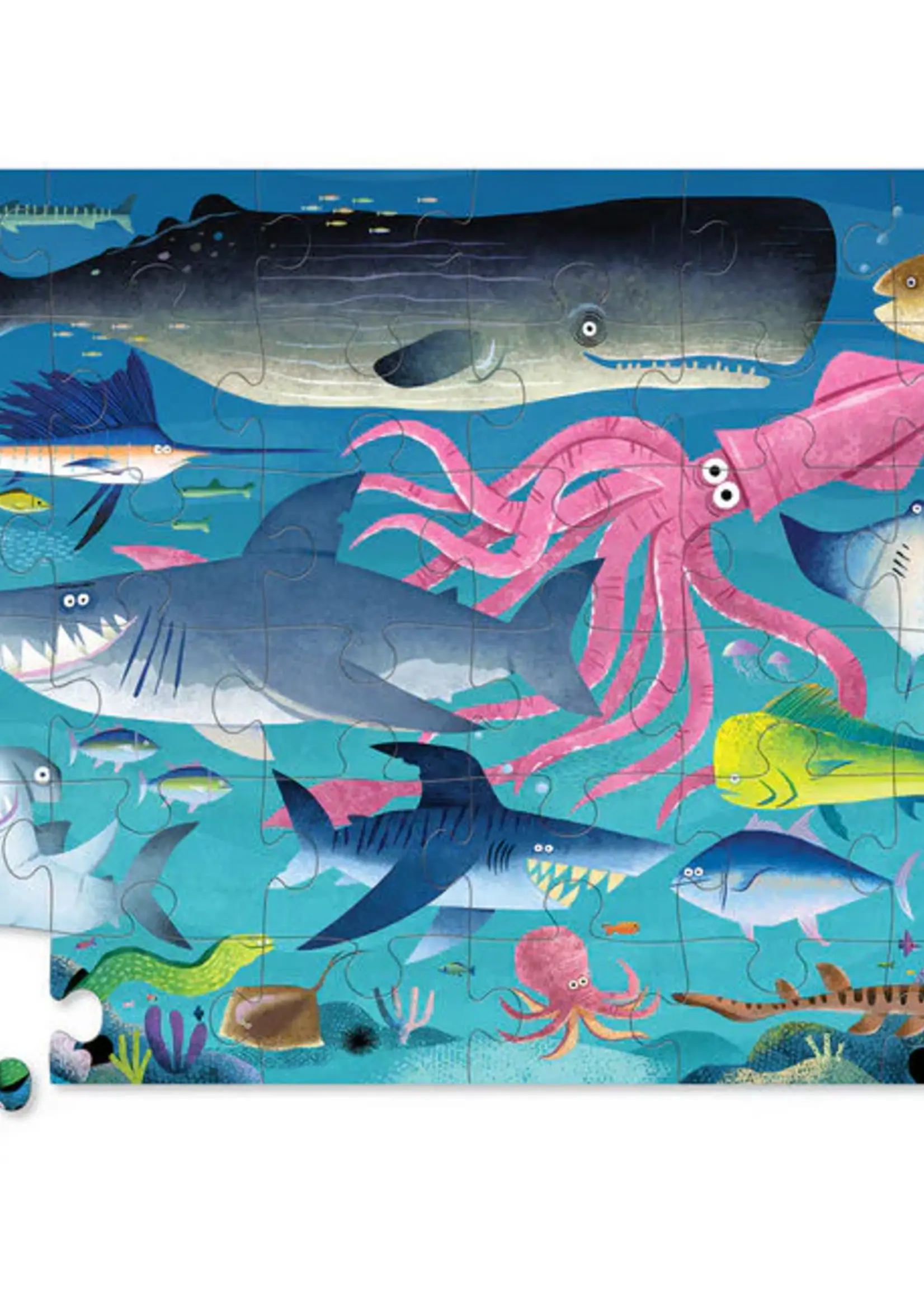 Tiger Tribe Classic Floor Puzzle Shark Reef 36pce