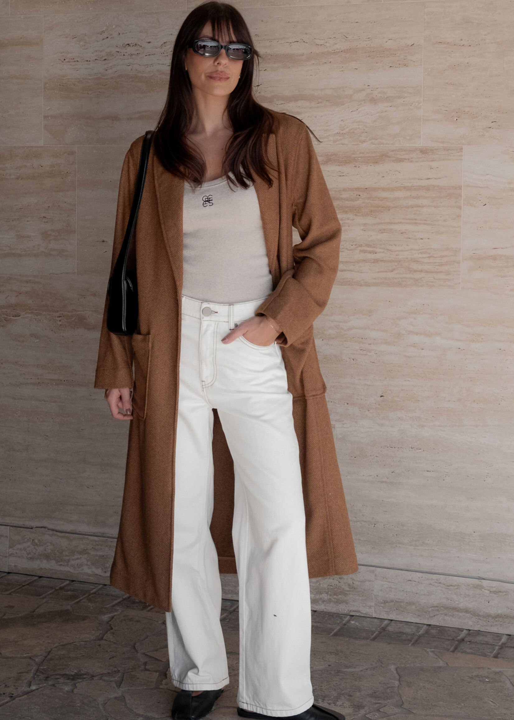 Ceres Life Classic Longline Chestnut Coat