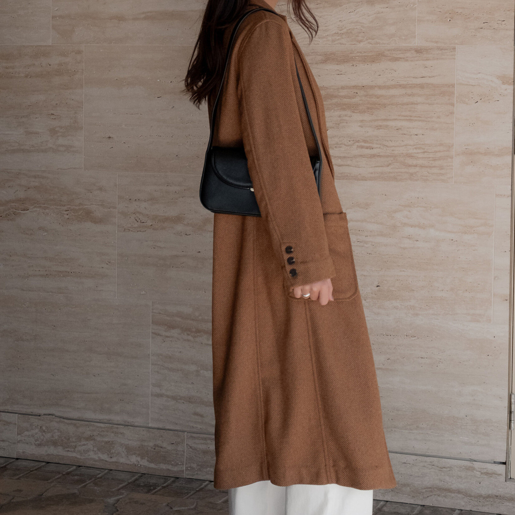 Ceres Life Classic Longline Chestnut Coat