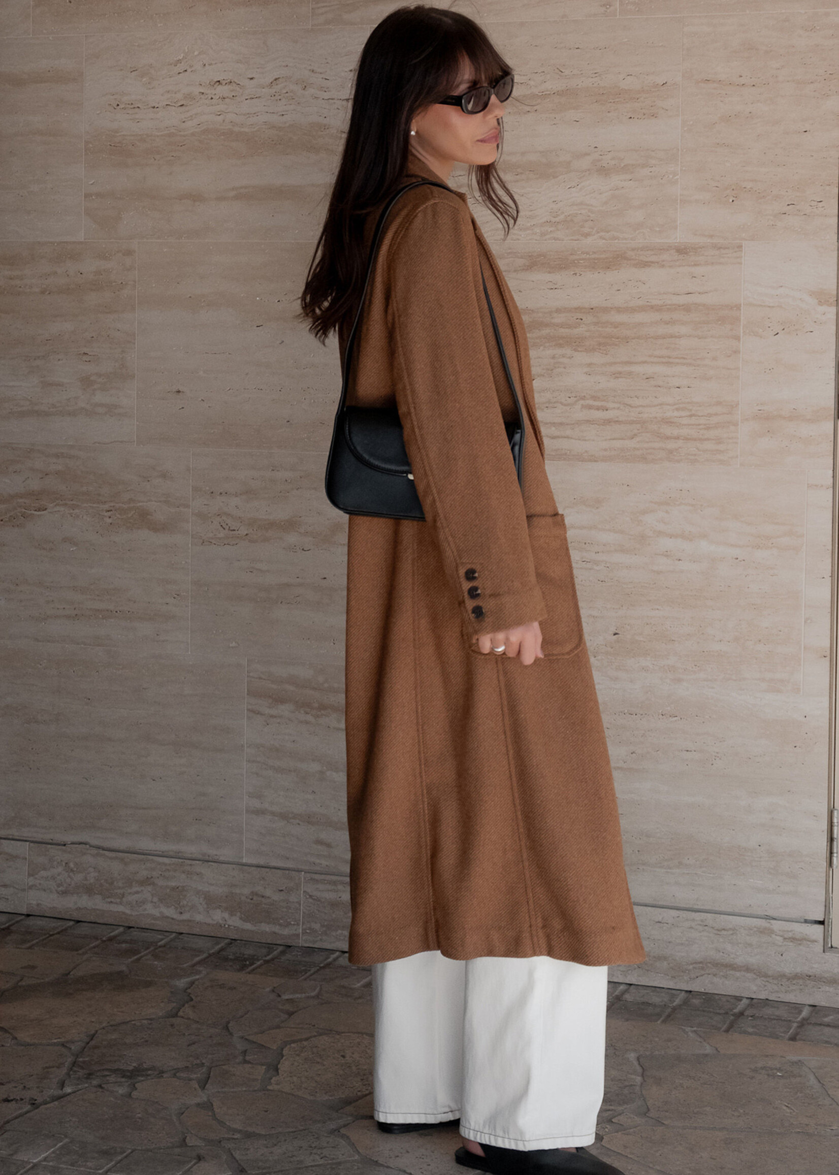 Ceres Life Classic Longline Chestnut Coat
