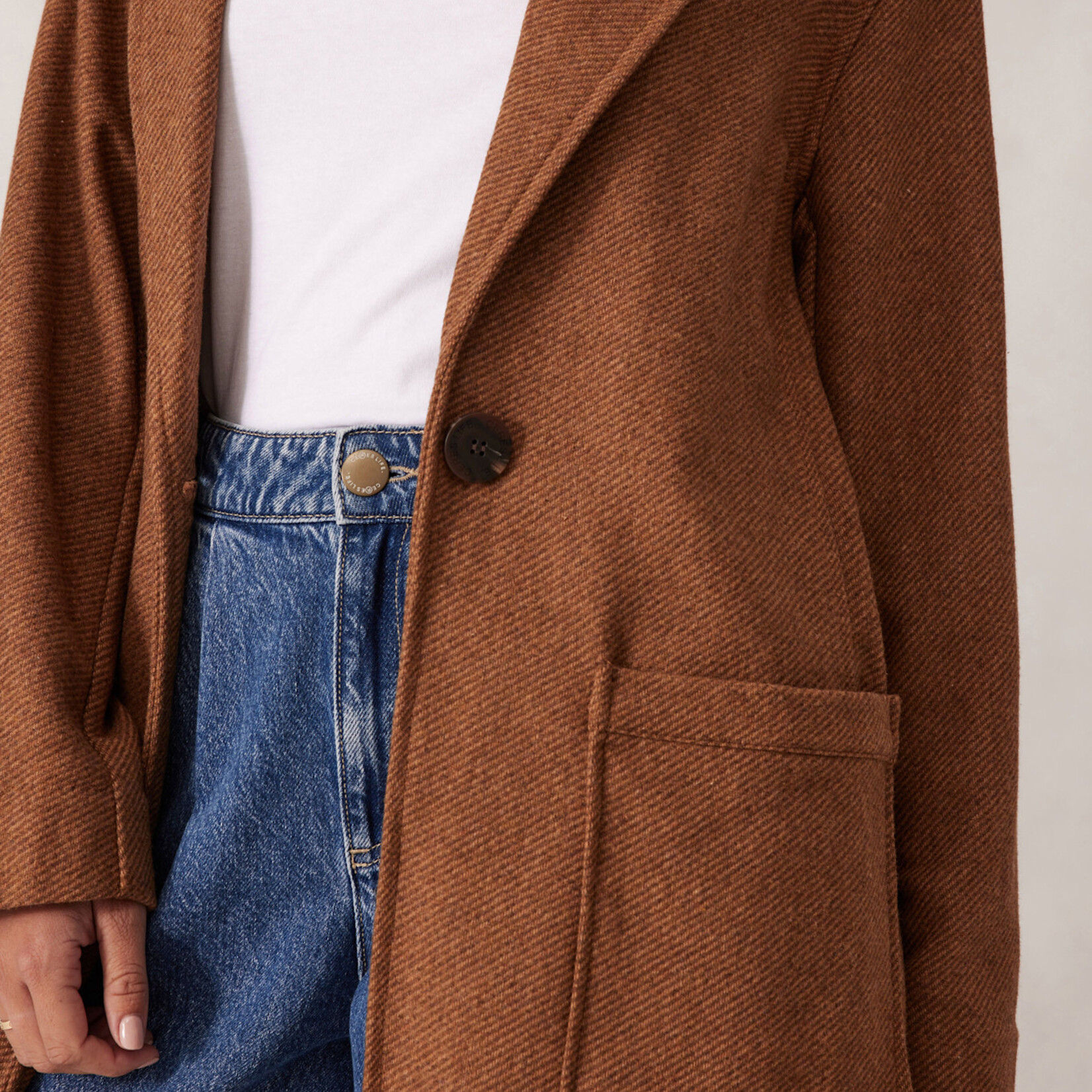 Ceres Life Classic Longline Chestnut Coat