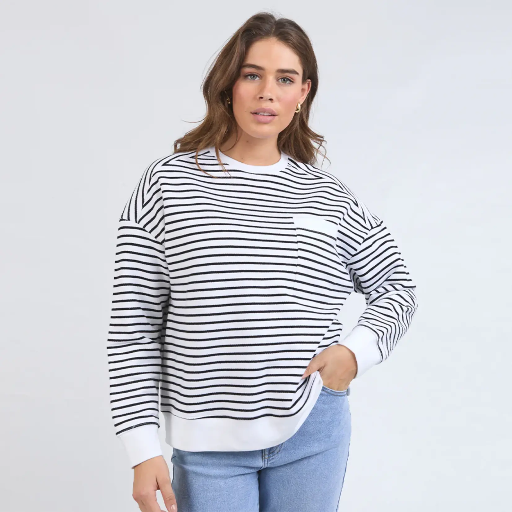 Foxwood Original Stripe Crew