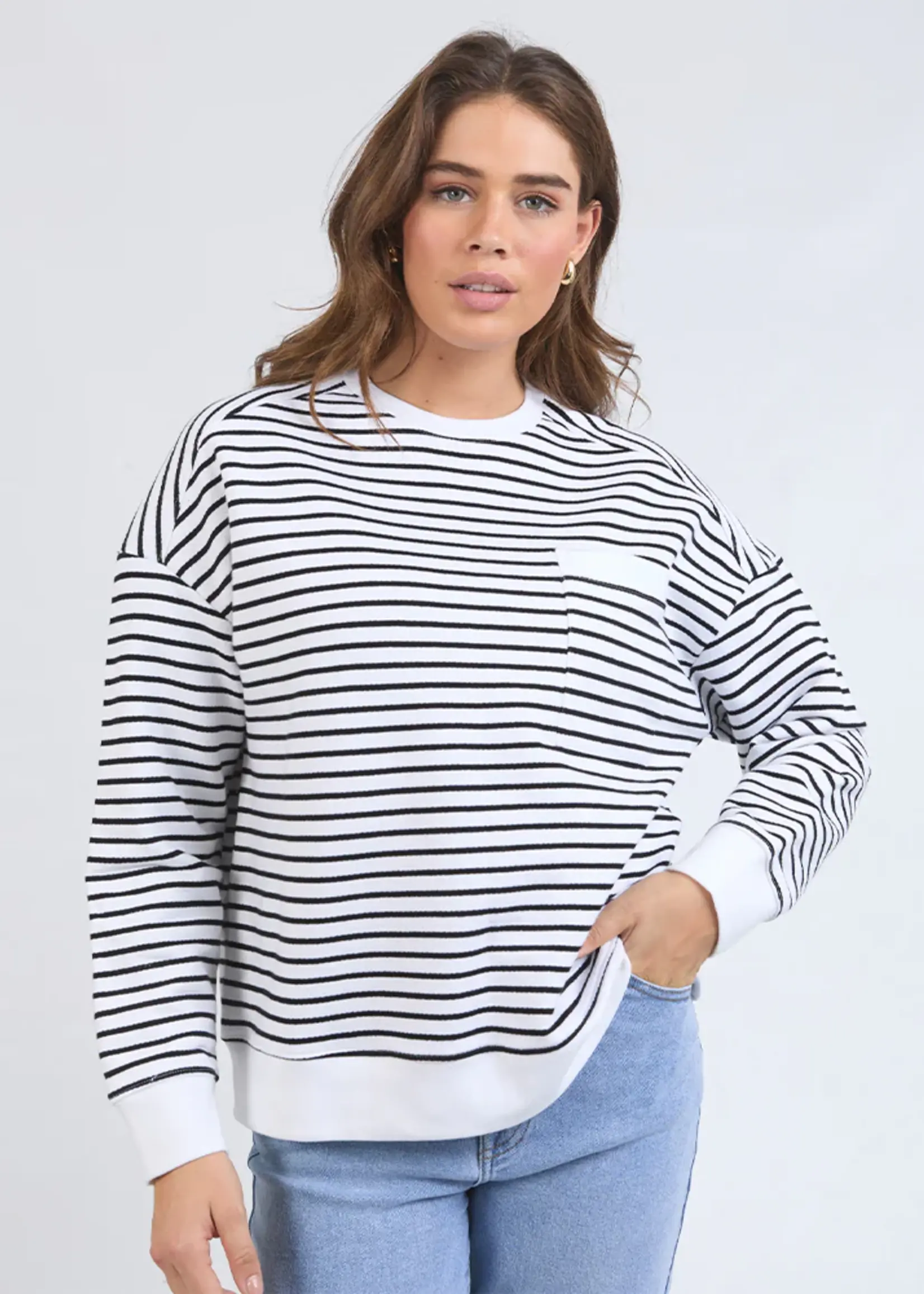 Foxwood Original Stripe Crew