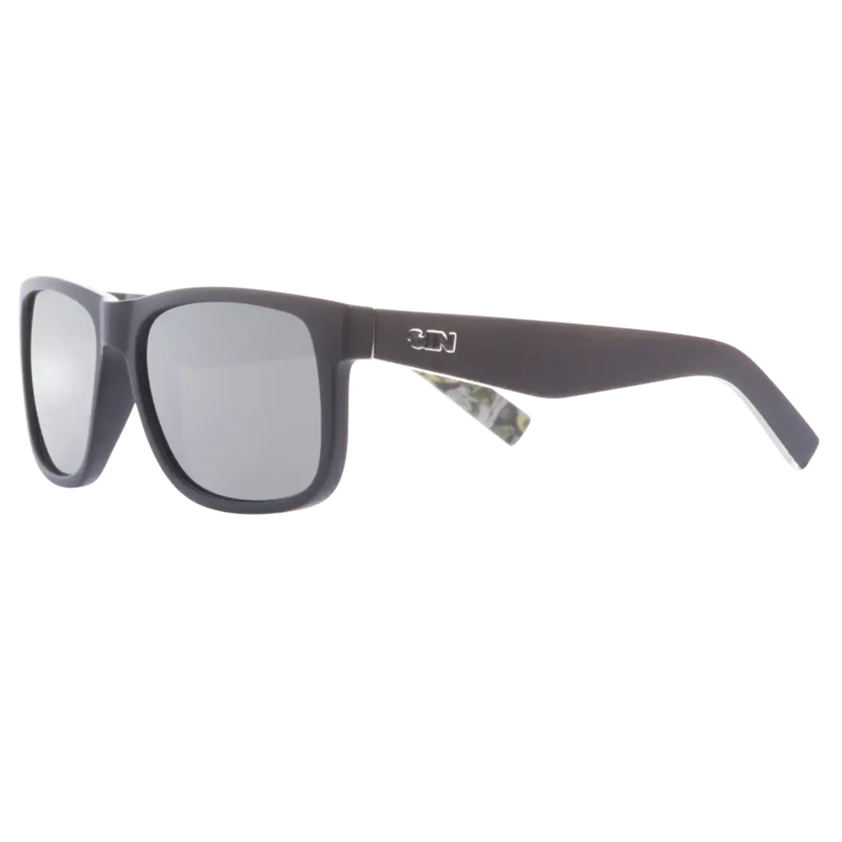 Sin Eyewear Riot Sunglasses - Black & Silver Flash