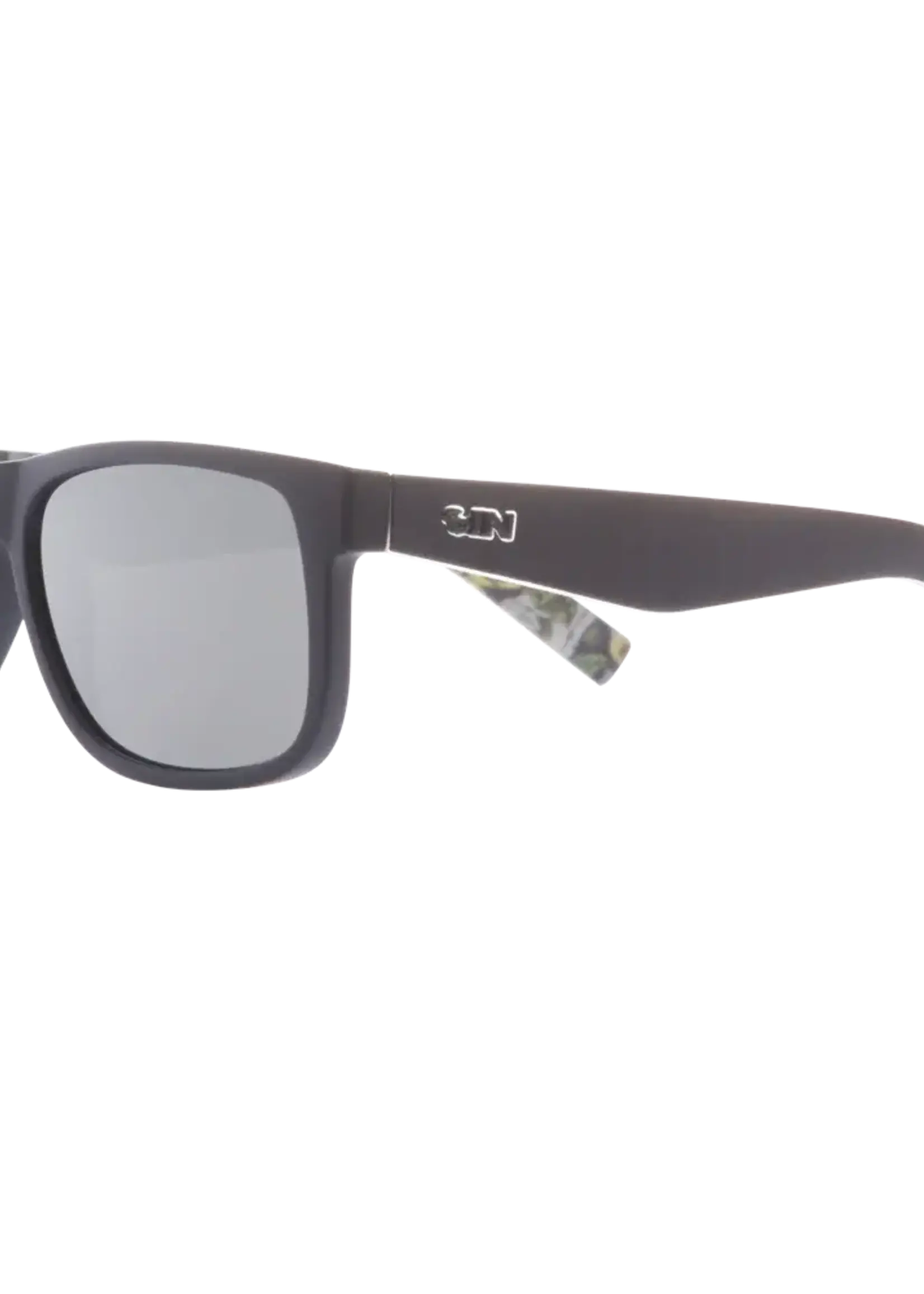 Sin Eyewear Riot Sunglasses - Black & Silver Flash