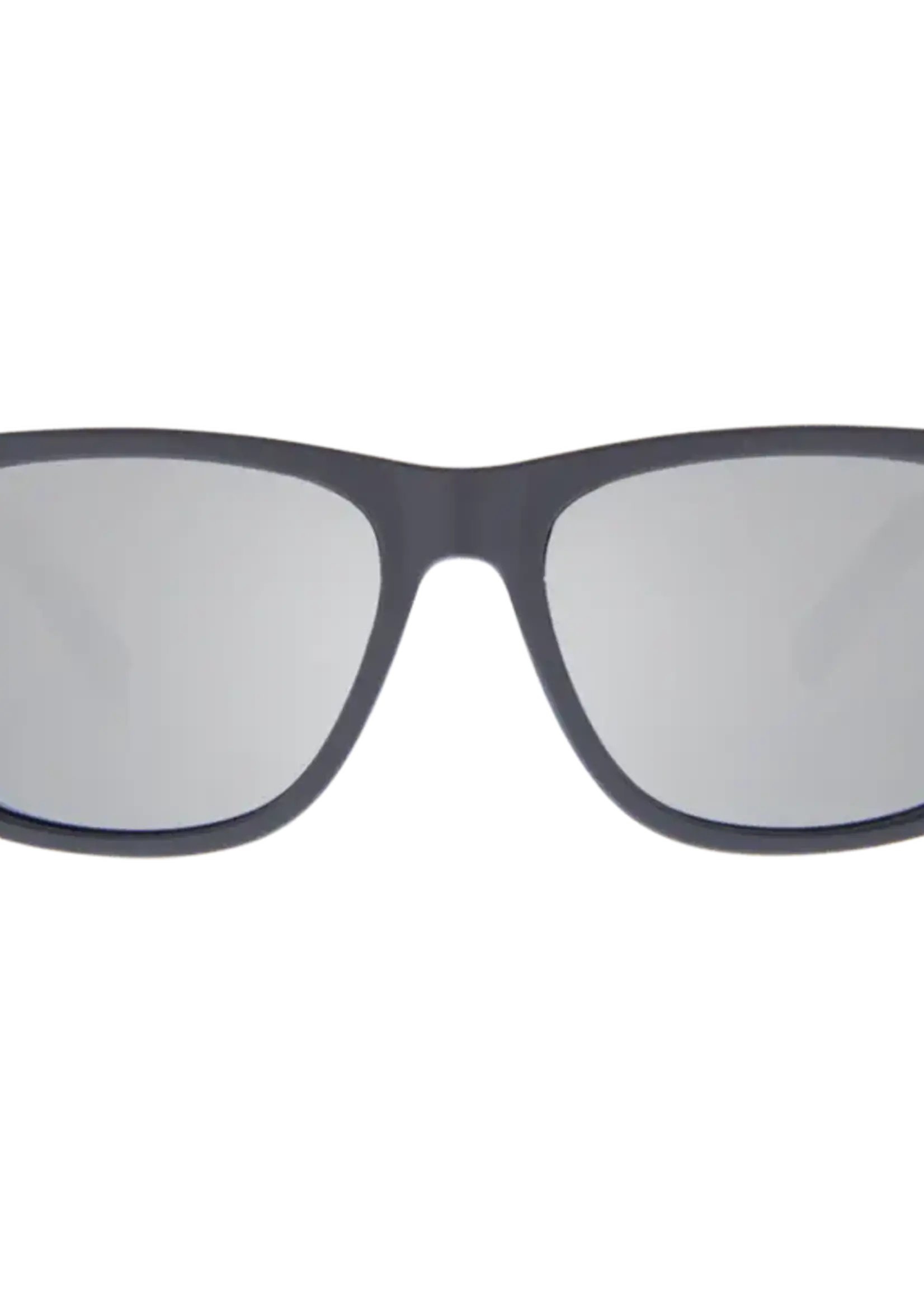 Sin Eyewear Riot Sunglasses - Black & Silver Flash