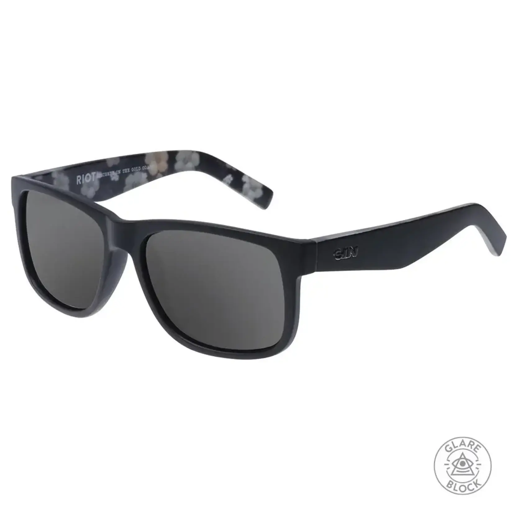 Sin Eyewear Riot Sunglasses - Black & Smoke