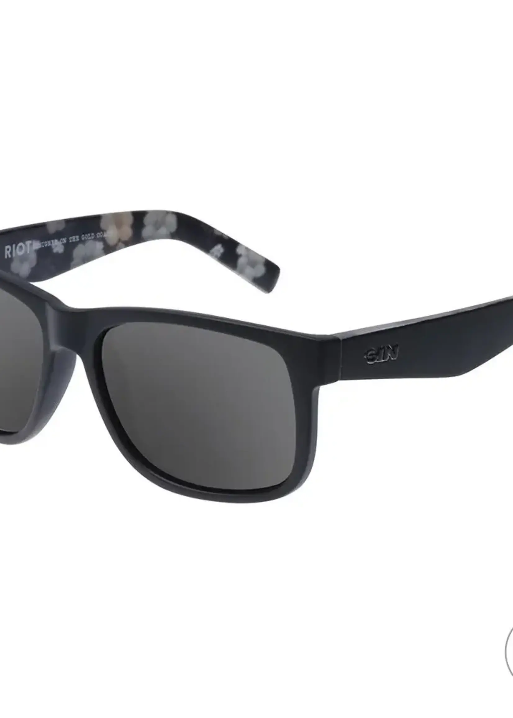 Sin Eyewear Riot Sunglasses - Black & Smoke