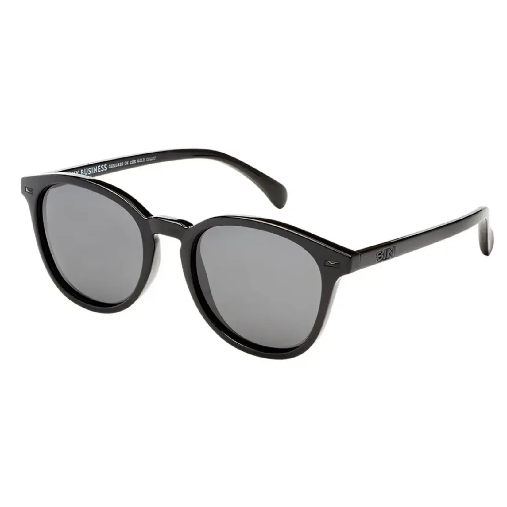 Sin Eyewear Risky Business Sunglasses - Black Smoke