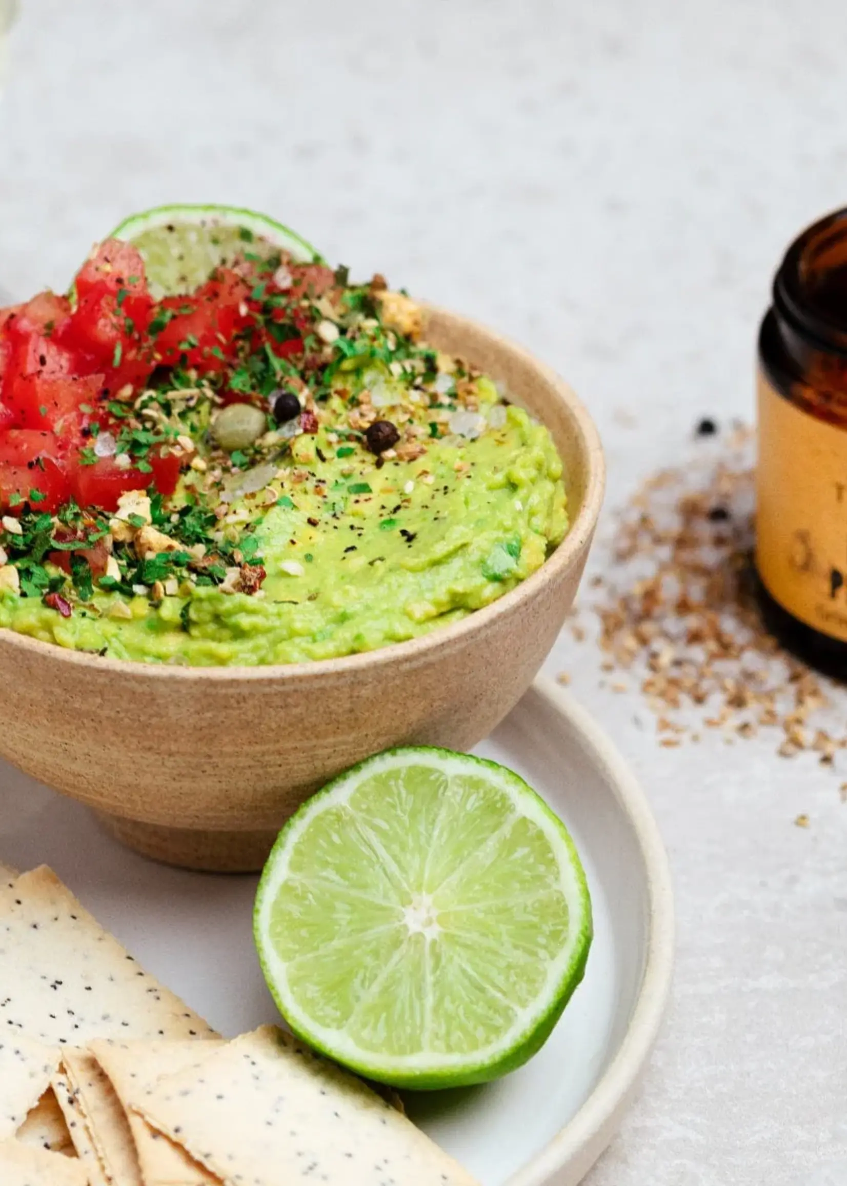 Tweed Real Food Lime Pepper Grinder Salt - Jar 70g