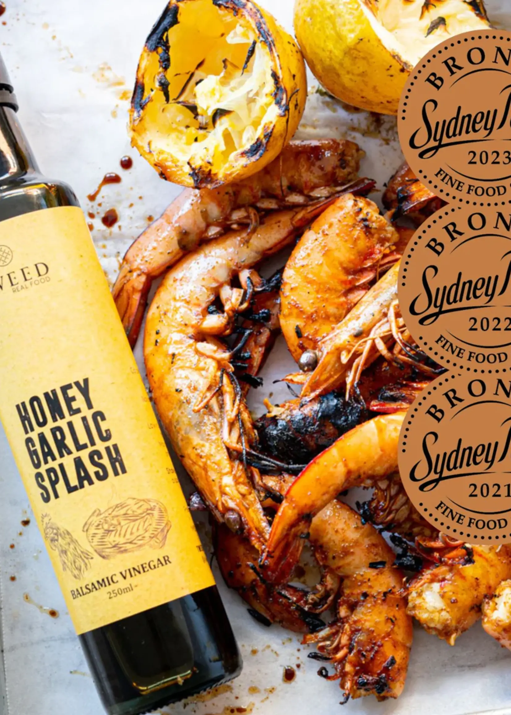 Tweed Real Food Honey Garlic Splash Balsamic Vinegar