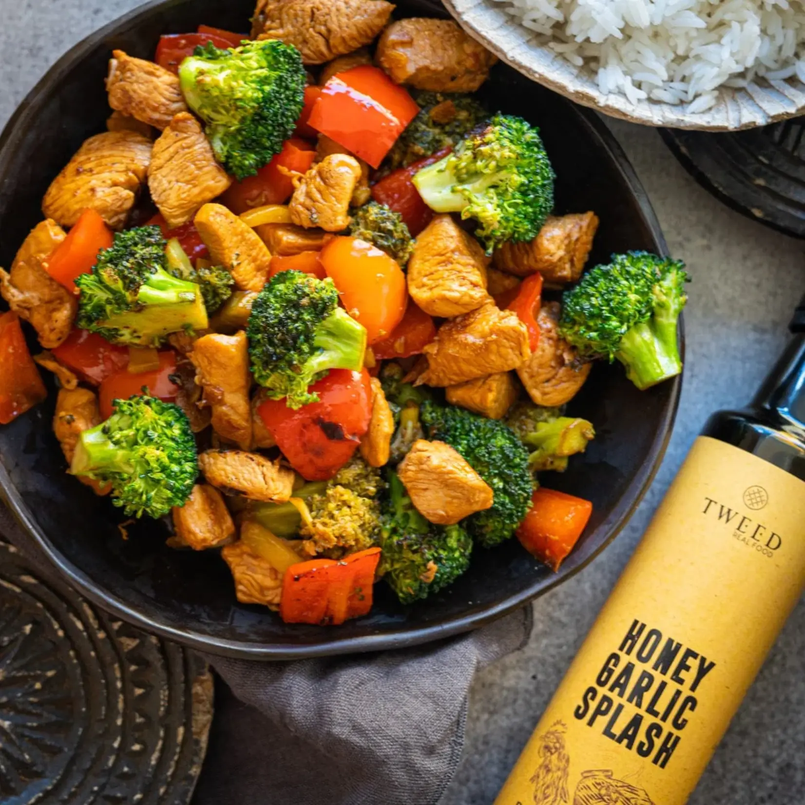 Tweed Real Food Honey Garlic Splash Balsamic Vinegar