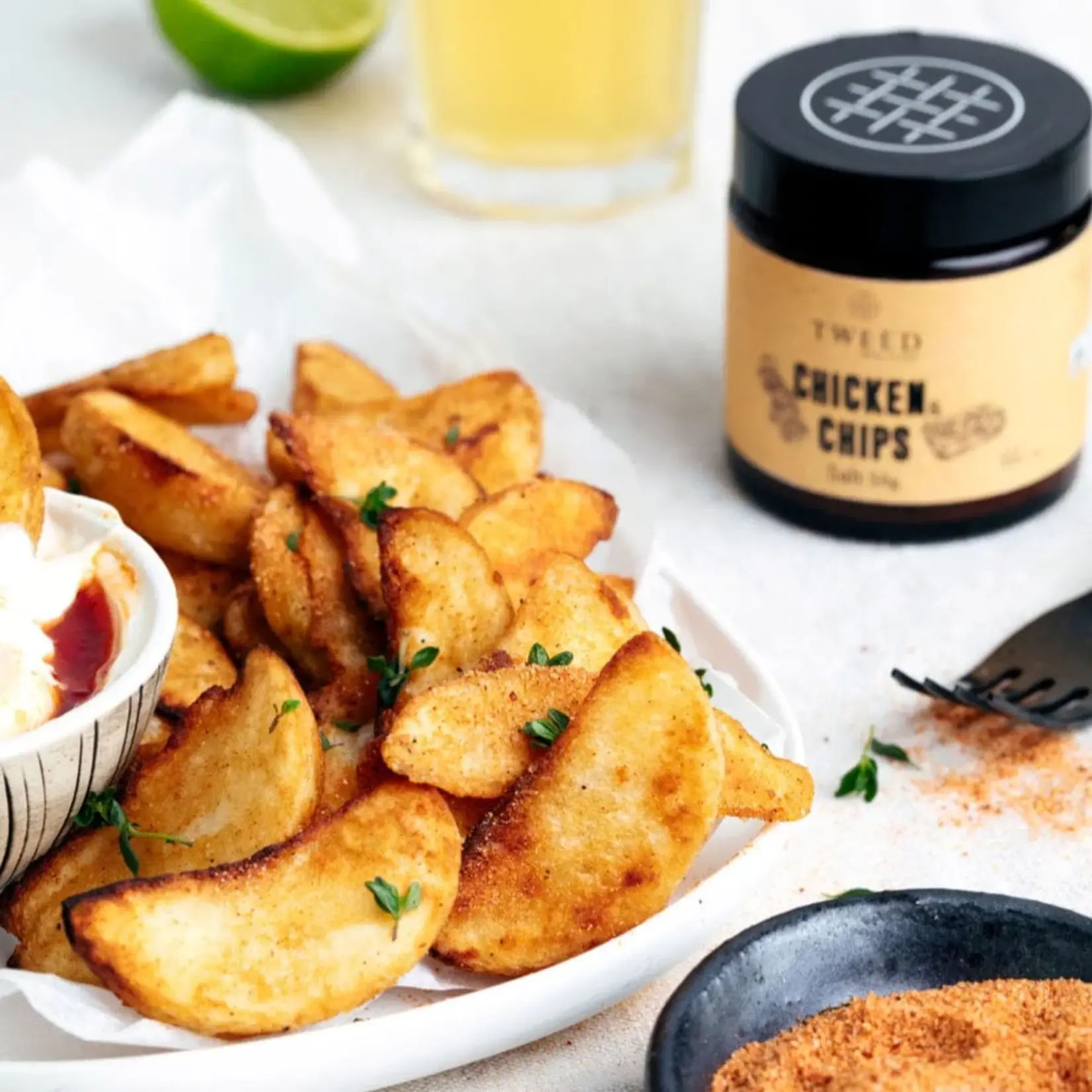 Tweed Real Food Chicken & Chips Salt - Jar 60g