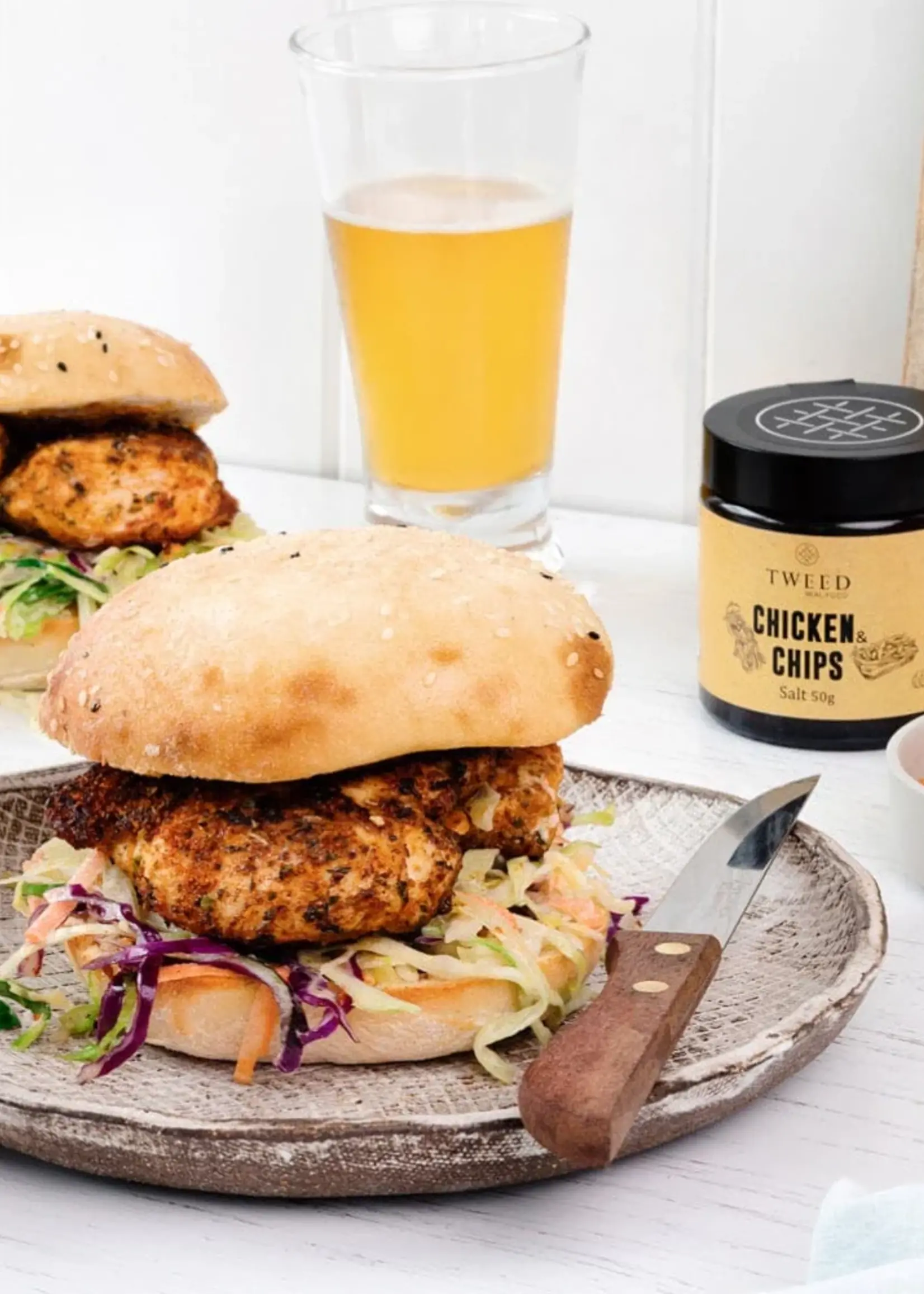 Tweed Real Food Chicken & Chips Salt - Jar 60g