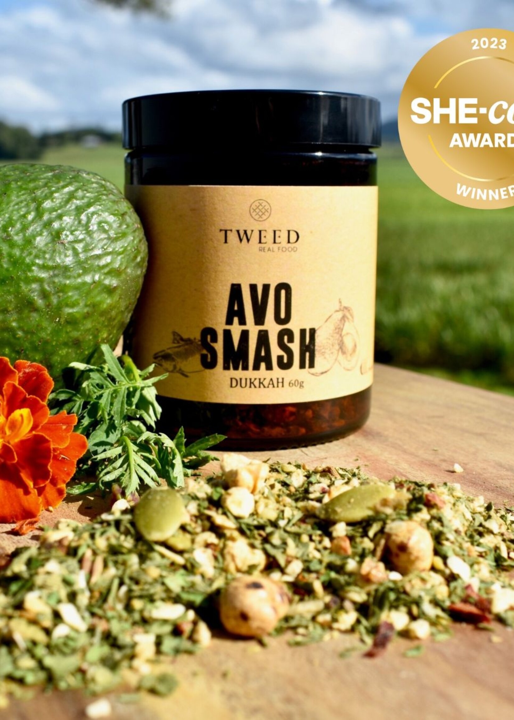 Tweed Real Food Avo Smash Dukkah - Jar 60g