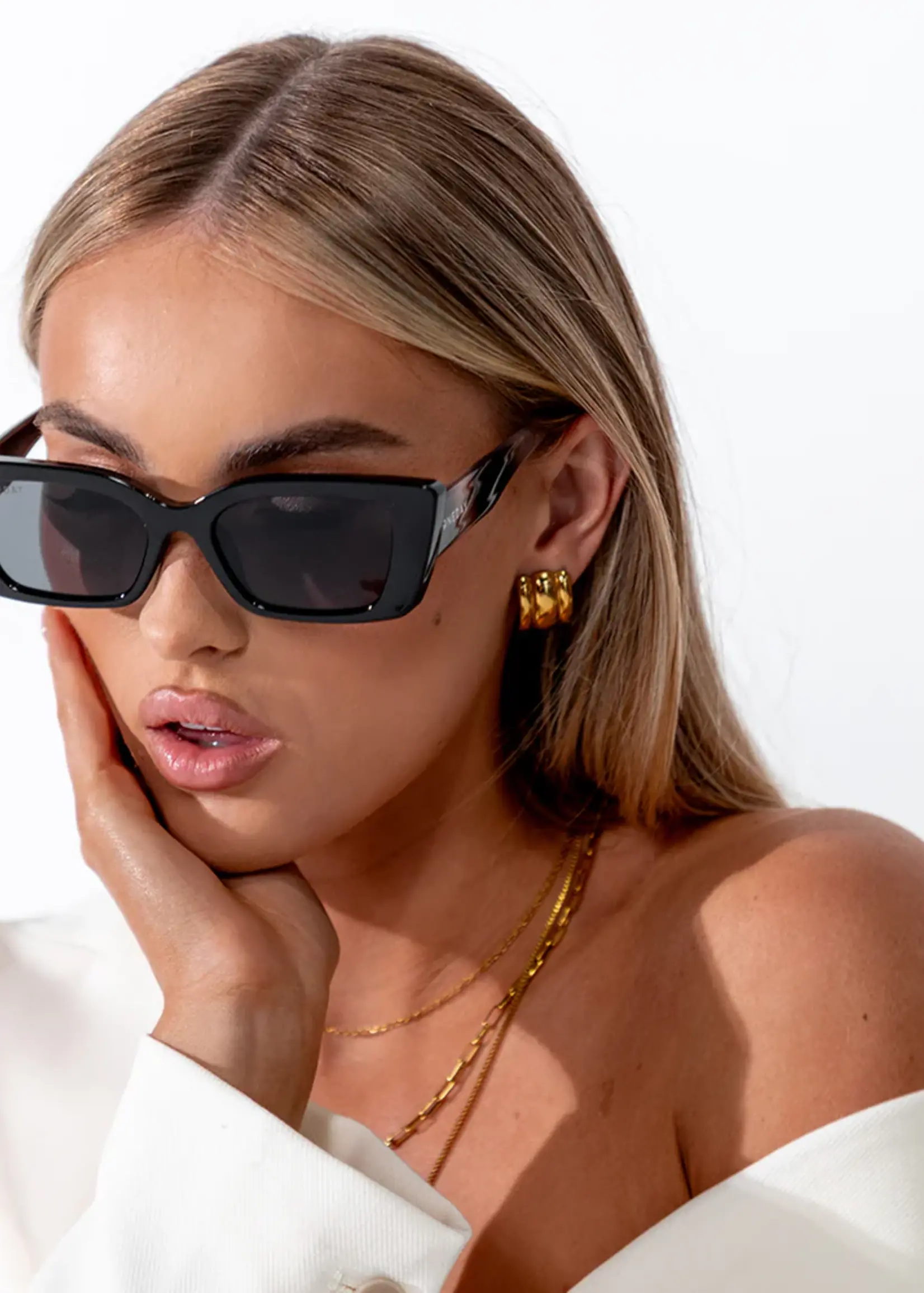 One Day Juniper Sunglasses - Black Smoke