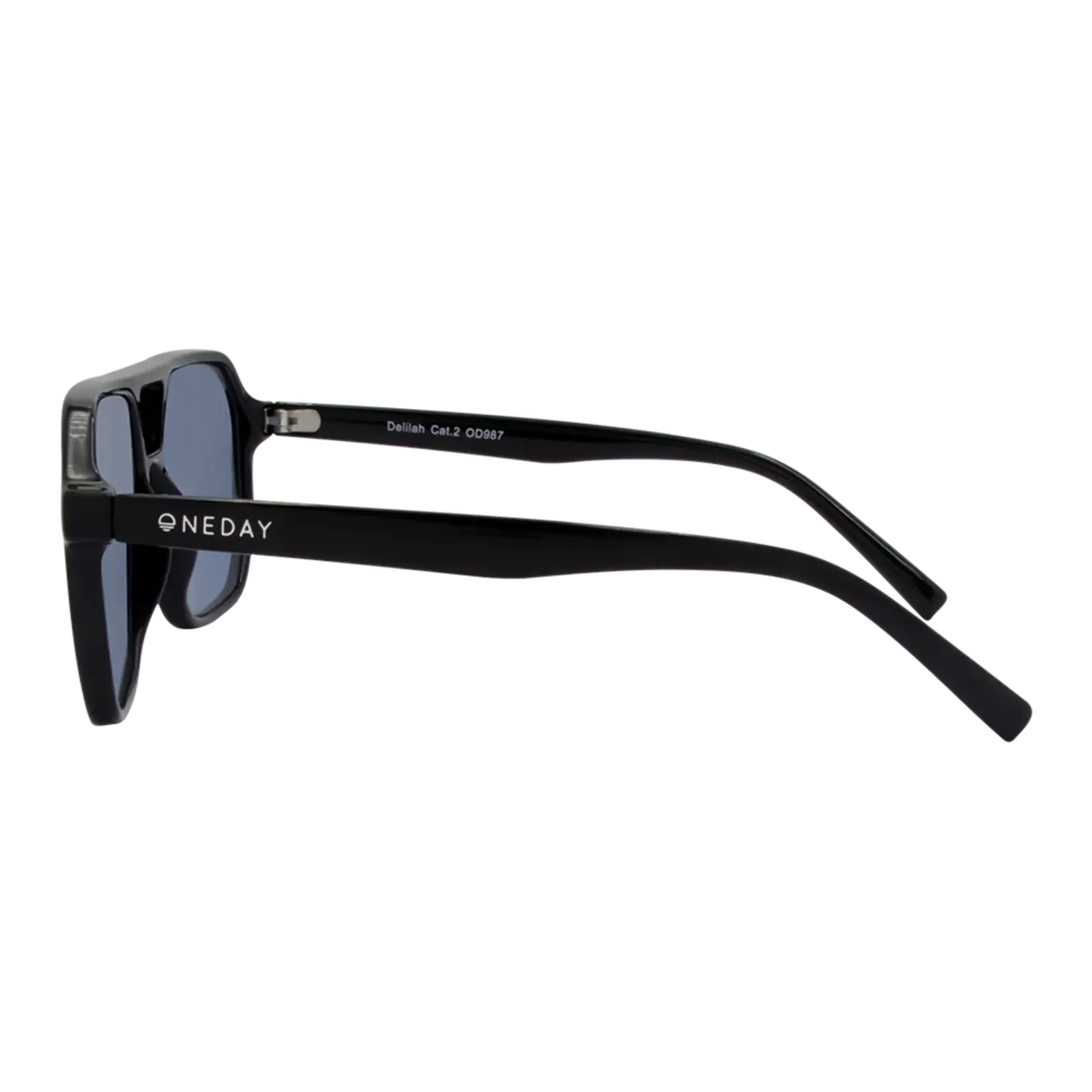 One Day Delilah Sunglasses - Black Blue