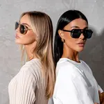 One Day Delilah Sunglasses - Black Blue