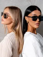 One Day Delilah Sunglasses - Black Blue