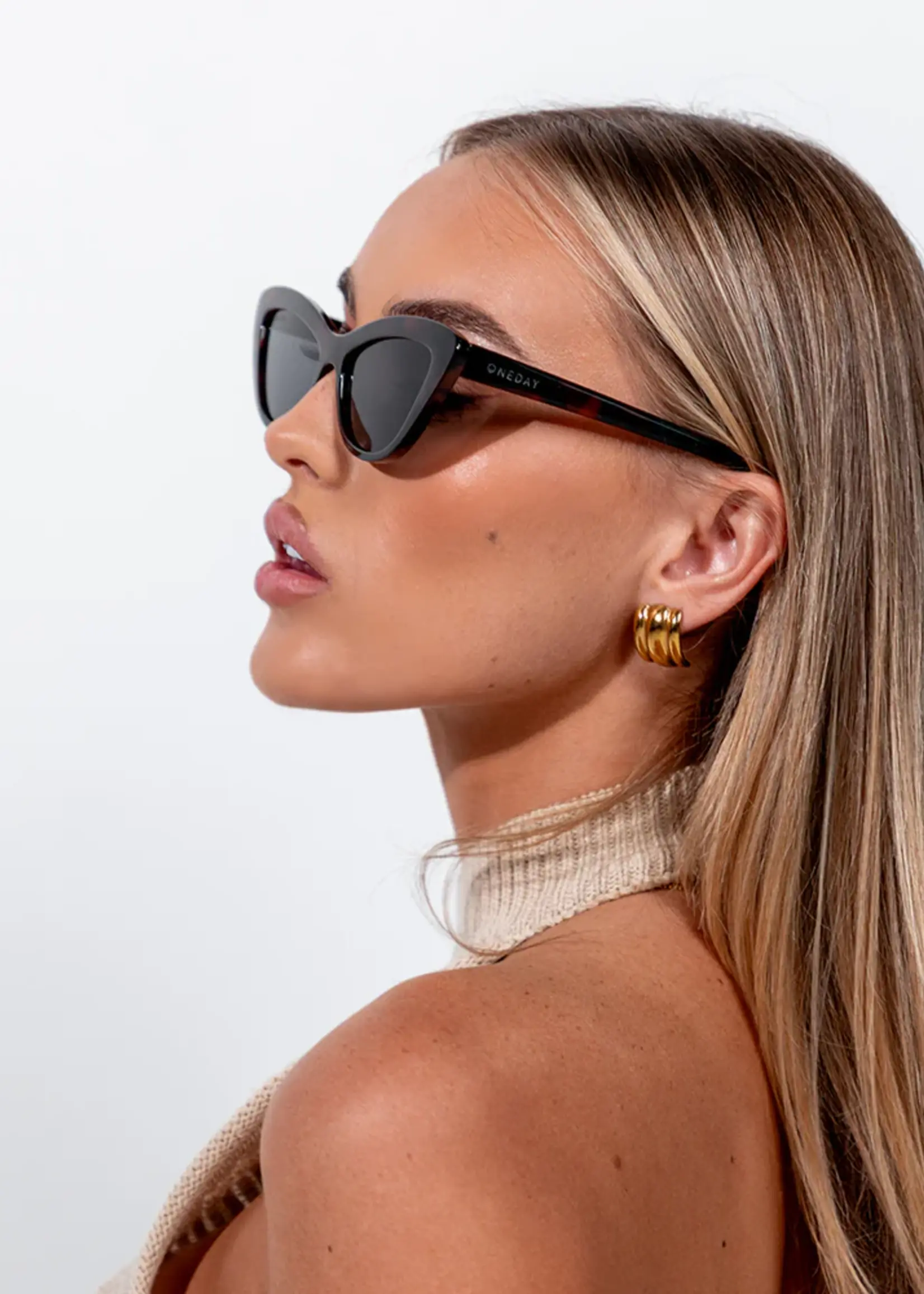 One Day Desorbo Sunglasses - Tortoise Smoke