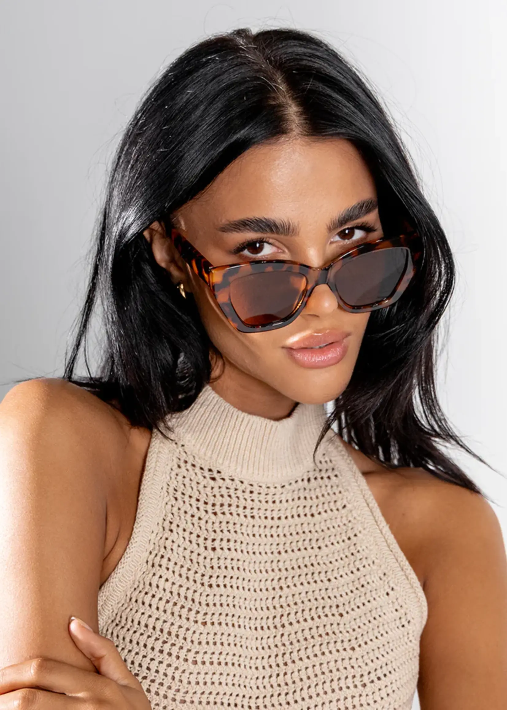 One Day Winona Sunglasses - Tortoise Brown