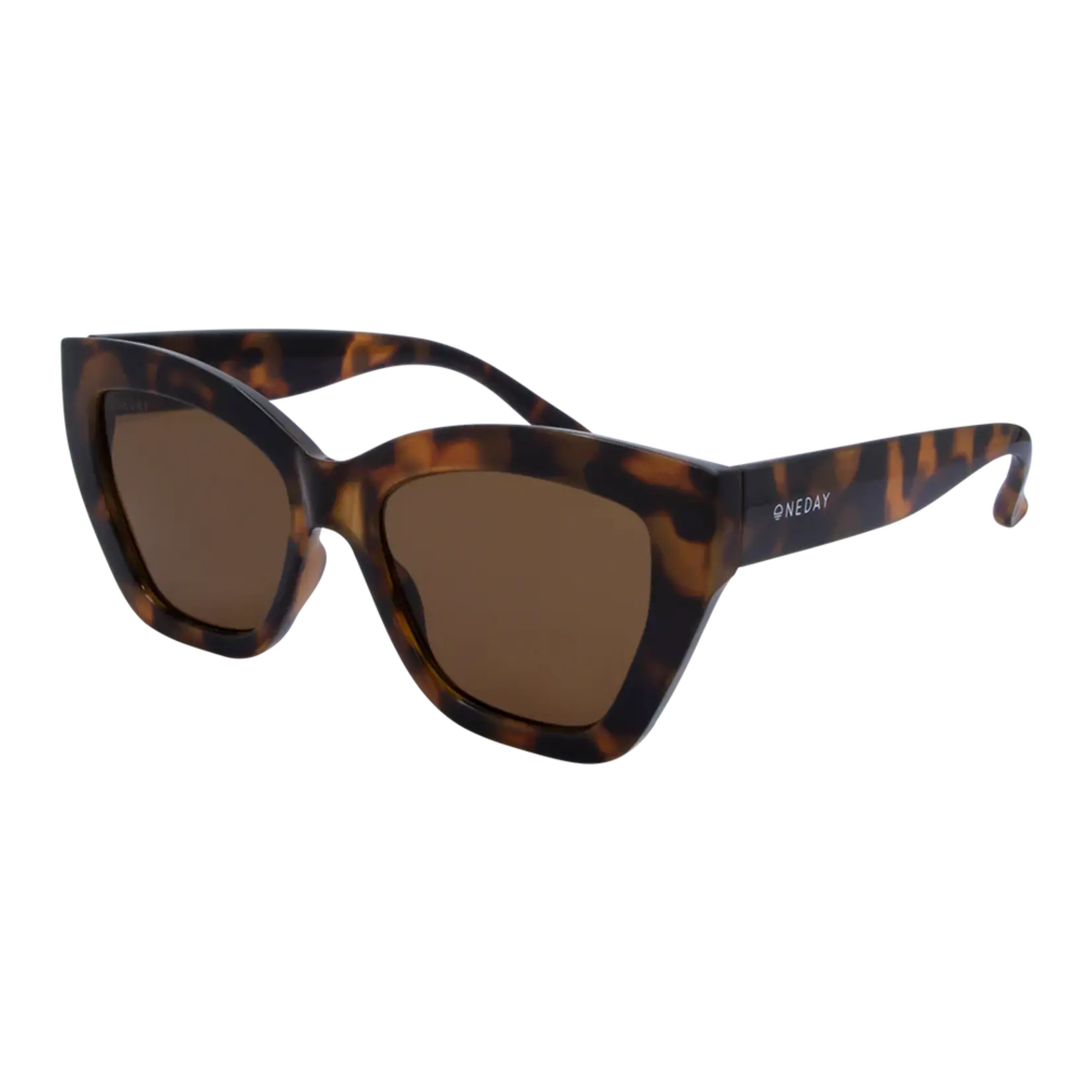 One Day Winona Sunglasses - Tortoise Brown